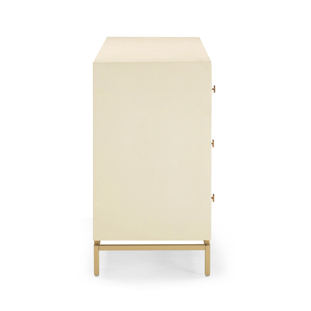 Pesce 57" Faux Shagreen 6-Drawer Dresser