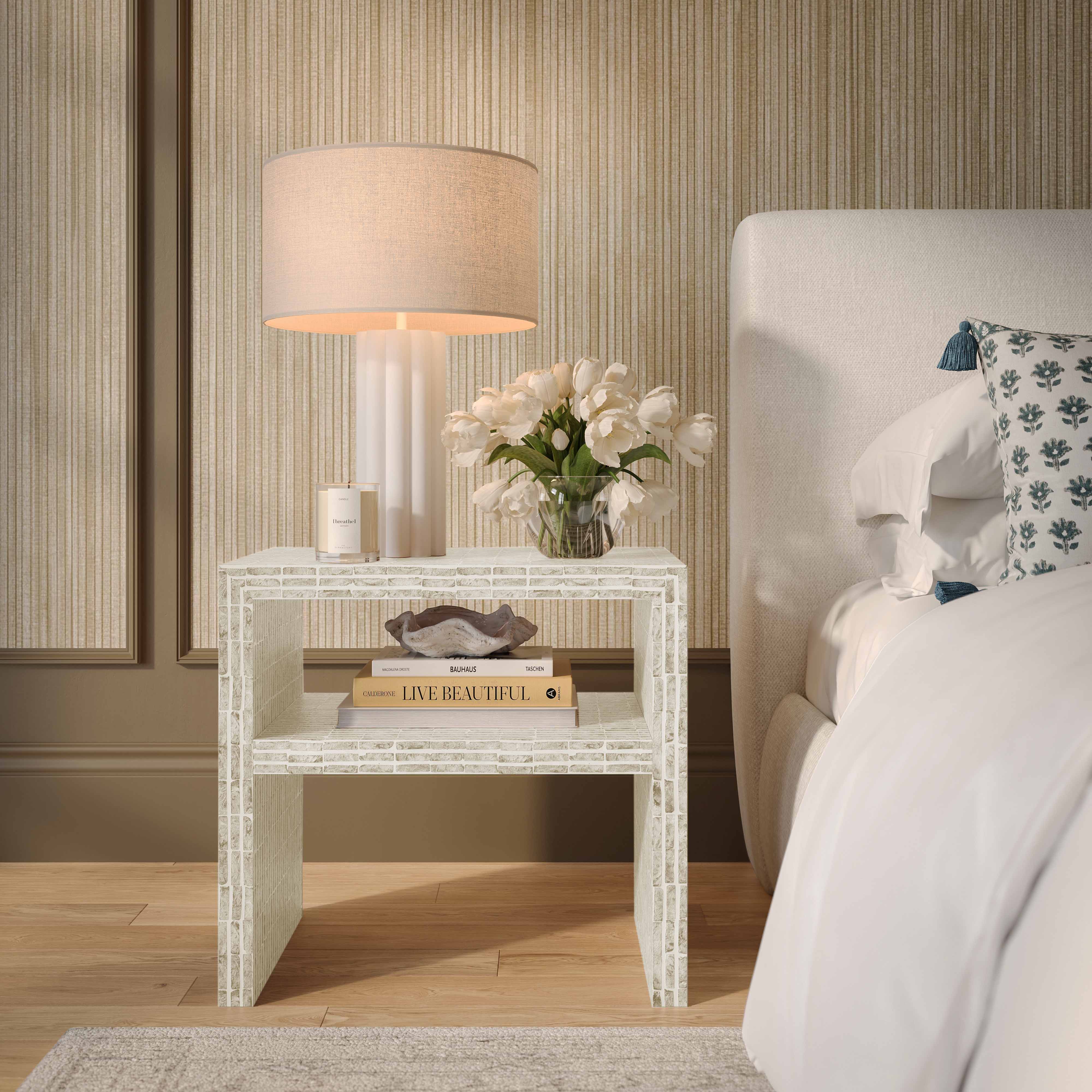 Derry 22" Capiz Shell Nightstand
