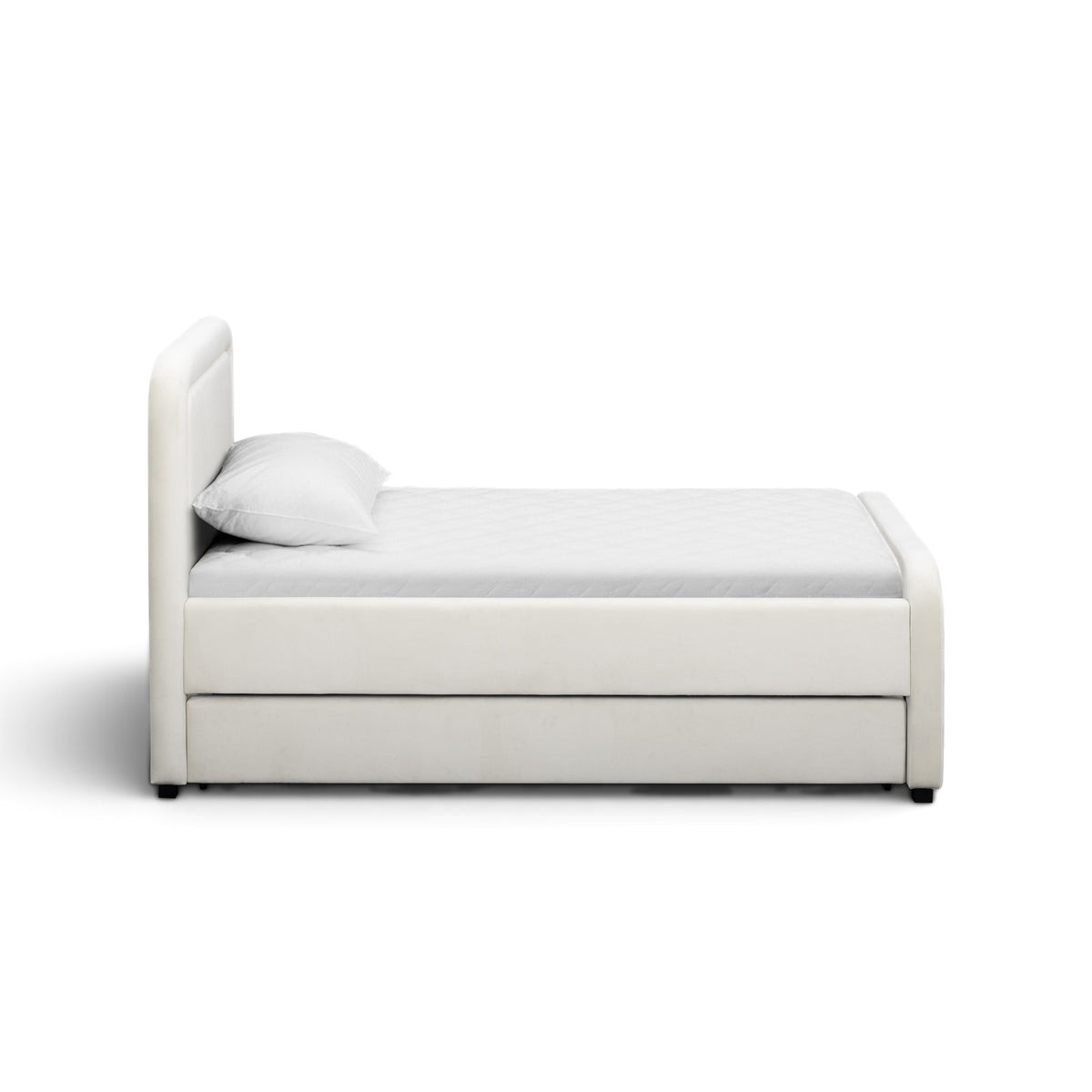 Briella Performance Velvet Trundle Bed in Twin
