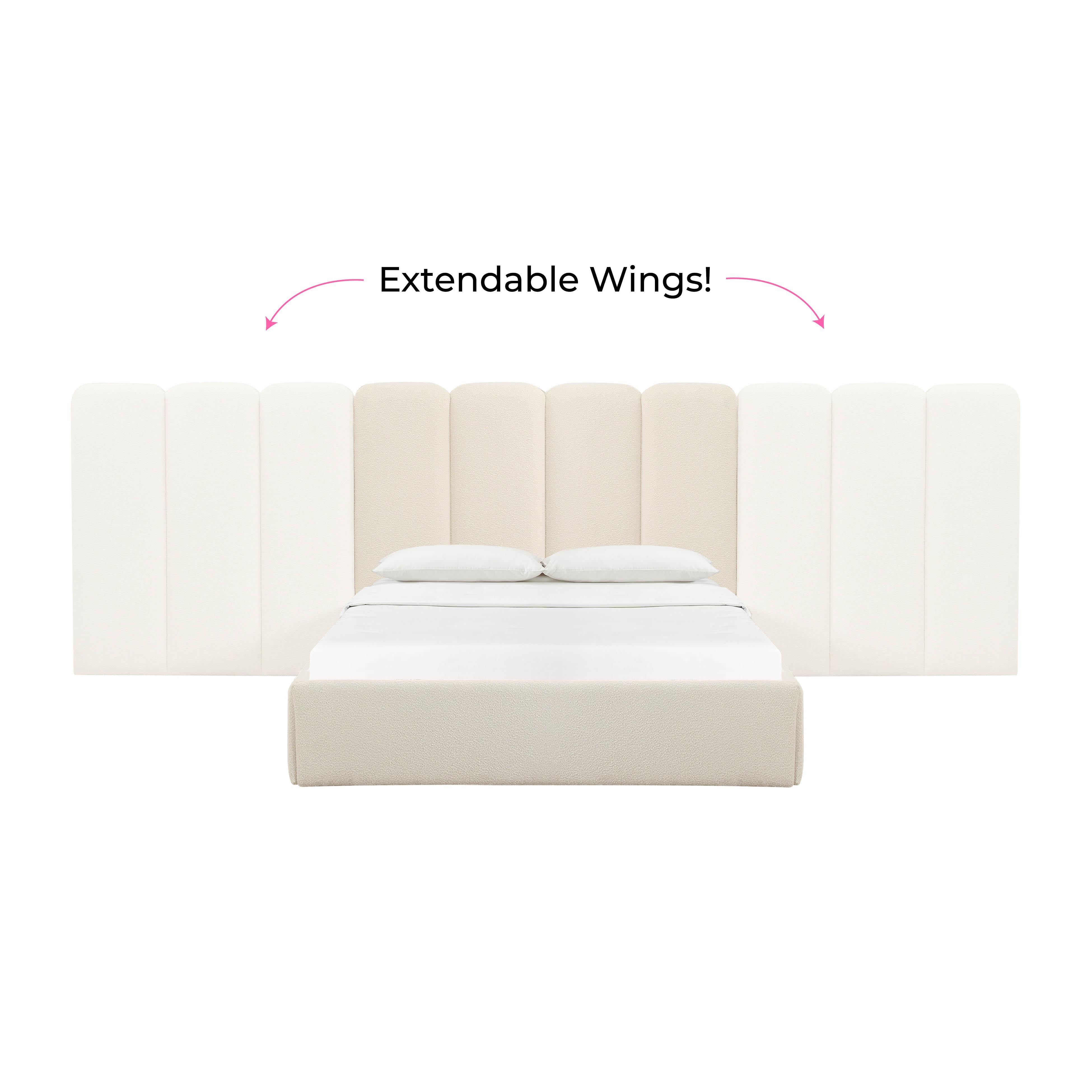 Palani Cream Boucle Wings - Queen or King (Set of 2) Headboards TOV Furniture , Black Friday Sale TOV Furniture Furniture Sale, Old Bones Co, Mid Century Furniture Sale, Four Hands Furniture, Black Friday Sale Palani Cream Boucle Wings - Queen or King (Set of 2),Gus Sale, Perigold Palani Cream Boucle Wings - Queen or King (Set of 2) Headboards Black Friday Sale , Perigold Sale Palani Cream Boucle Wings - Queen or King (Set of 2),Palani Cream Boucle Wings - Queen or King (Set of 2) Lulu and Georgia, Burke De