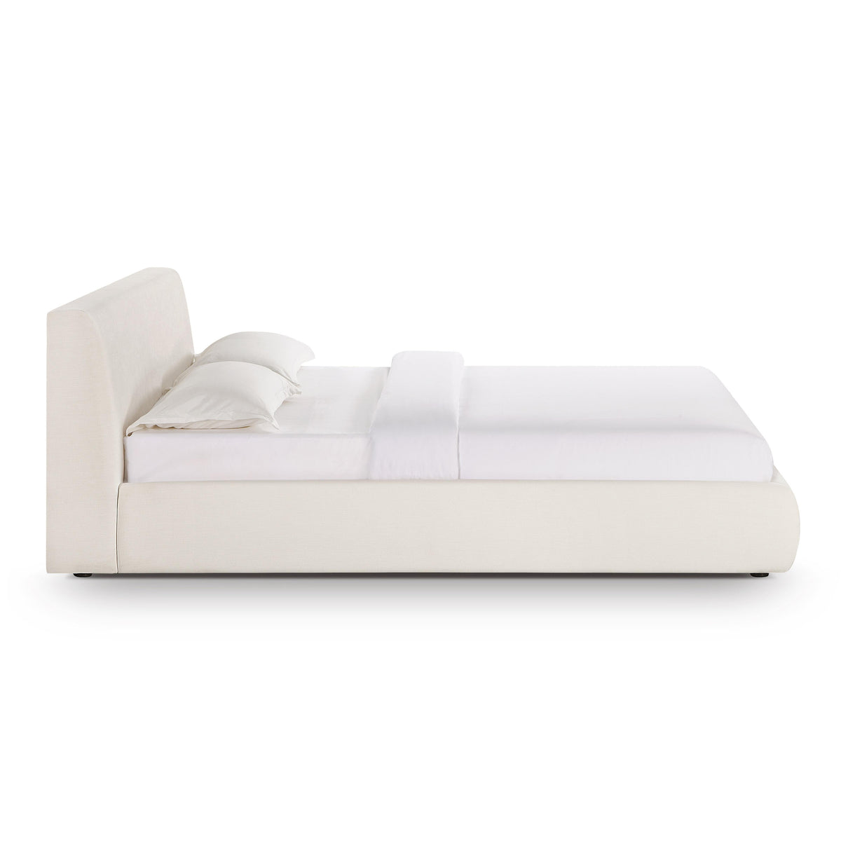 Isla Cream Upcycled Performance Linen Bed