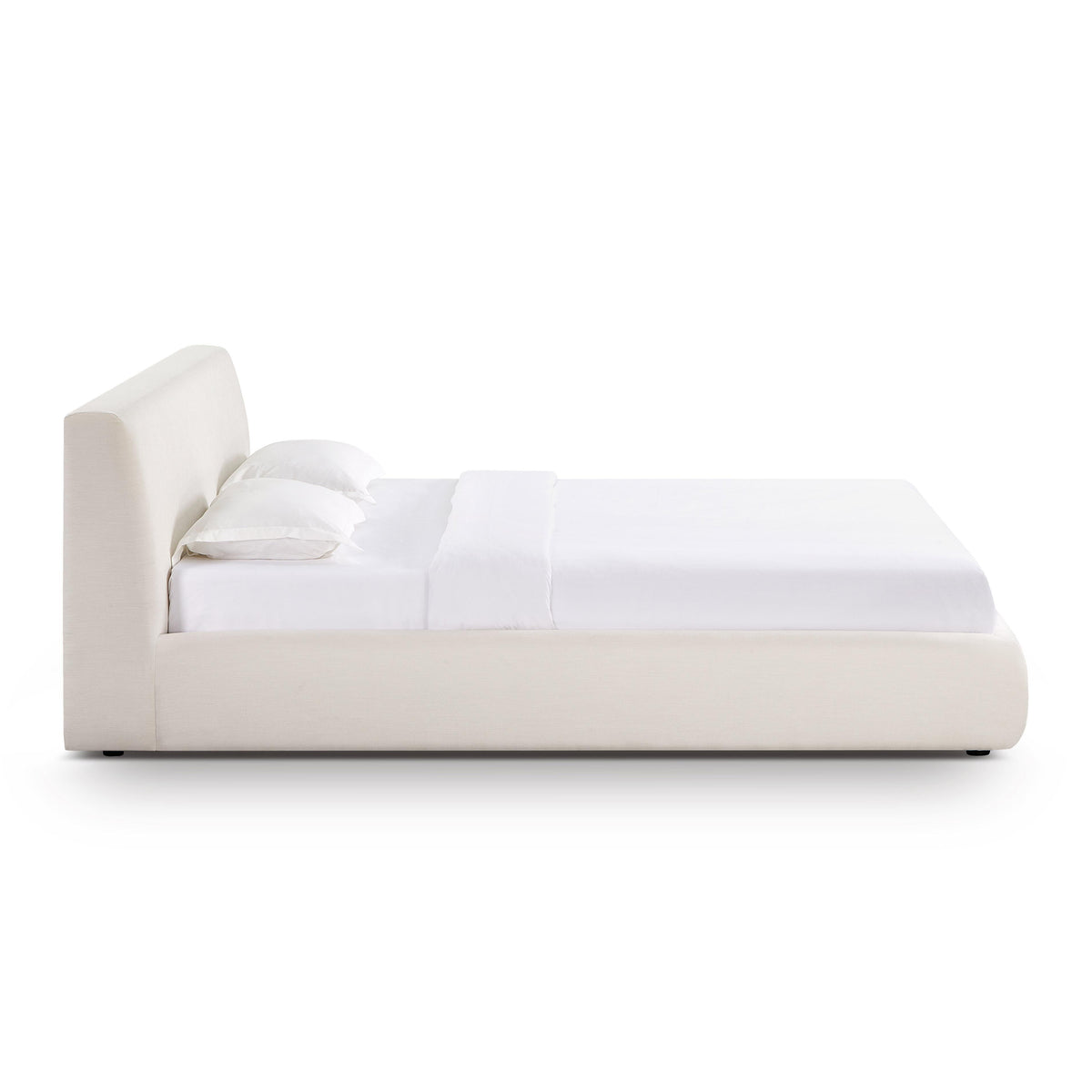 Isla Cream Upcycled Performance Linen Bed