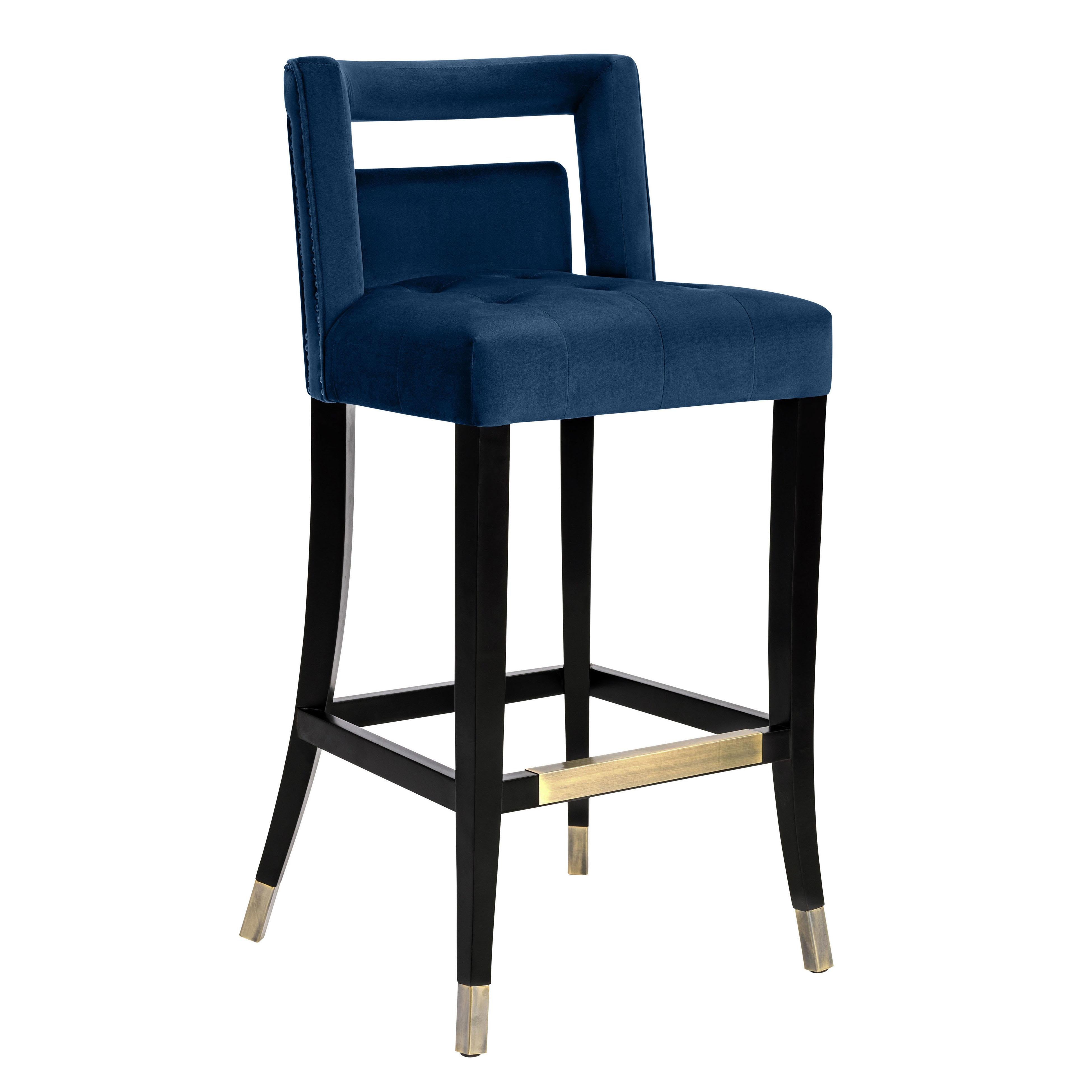 Hart Velvet Bar Stool Bar & Counter Stools TOV Furniture Navy , Black Friday Sale TOV Furniture Furniture Sale, Old Bones Co, Mid Century Furniture Sale, Four Hands Furniture, Black Friday Sale Hart Velvet Bar Stool,Gus Sale, Perigold Hart Velvet Bar Stool Bar & Counter Stools Black Friday Sale , Perigold Sale Hart Velvet Bar Stool,Hart Velvet Bar Stool Lulu and Georgia, Burke Decor Sale Hart Velvet Bar Stool, www.oldbonesco.com