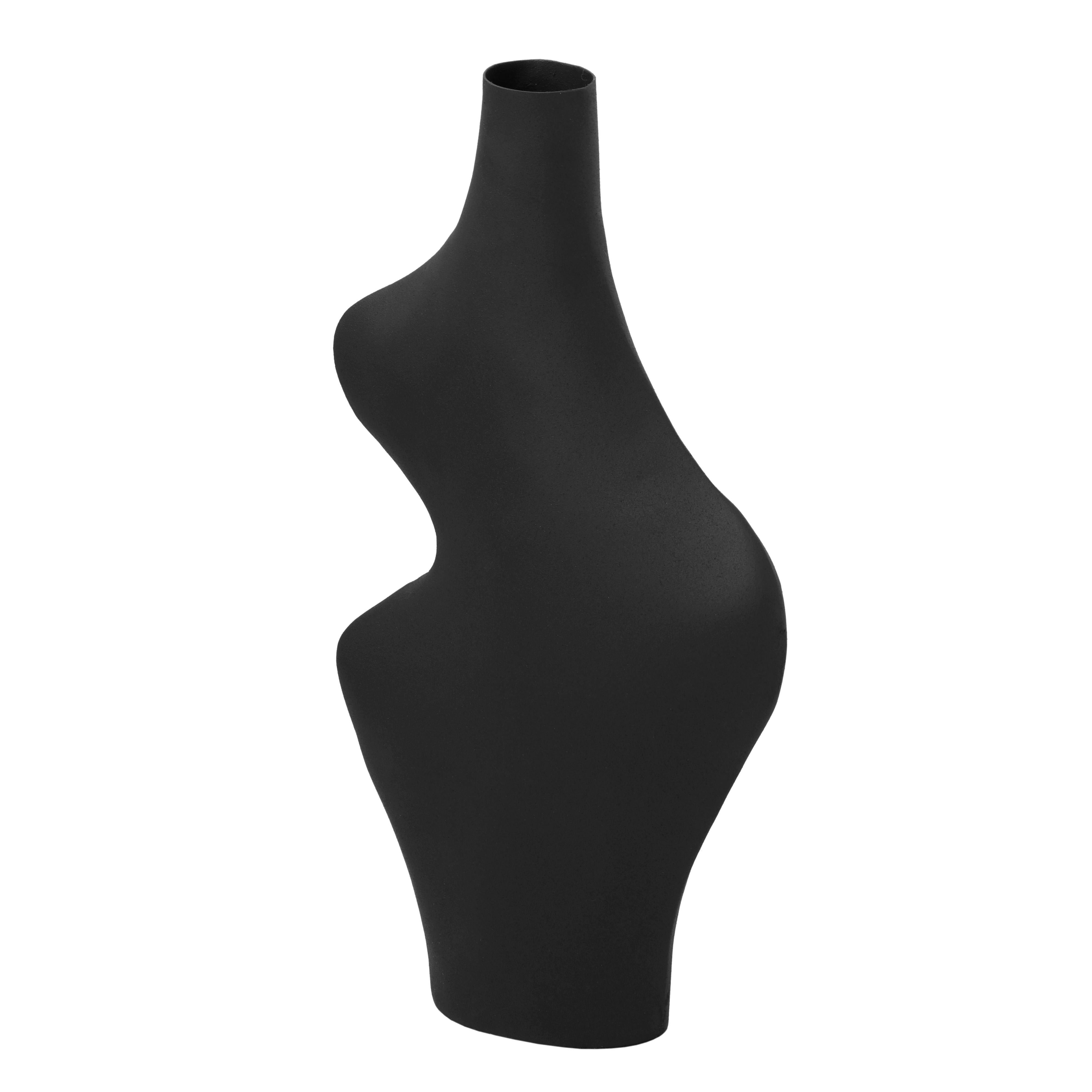Tarri Black Steel Vase Vases TOV Furniture , Black Friday Sale TOV Furniture Furniture Sale, Old Bones Co, Mid Century Furniture Sale, Four Hands Furniture, Black Friday Sale Tarri Black Steel Vase,Gus Sale, Perigold Tarri Black Steel Vase Vases Black Friday Sale , Perigold Sale Tarri Black Steel Vase,Tarri Black Steel Vase Lulu and Georgia, Burke Decor Sale Tarri Black Steel Vase, www.oldbonesco.com