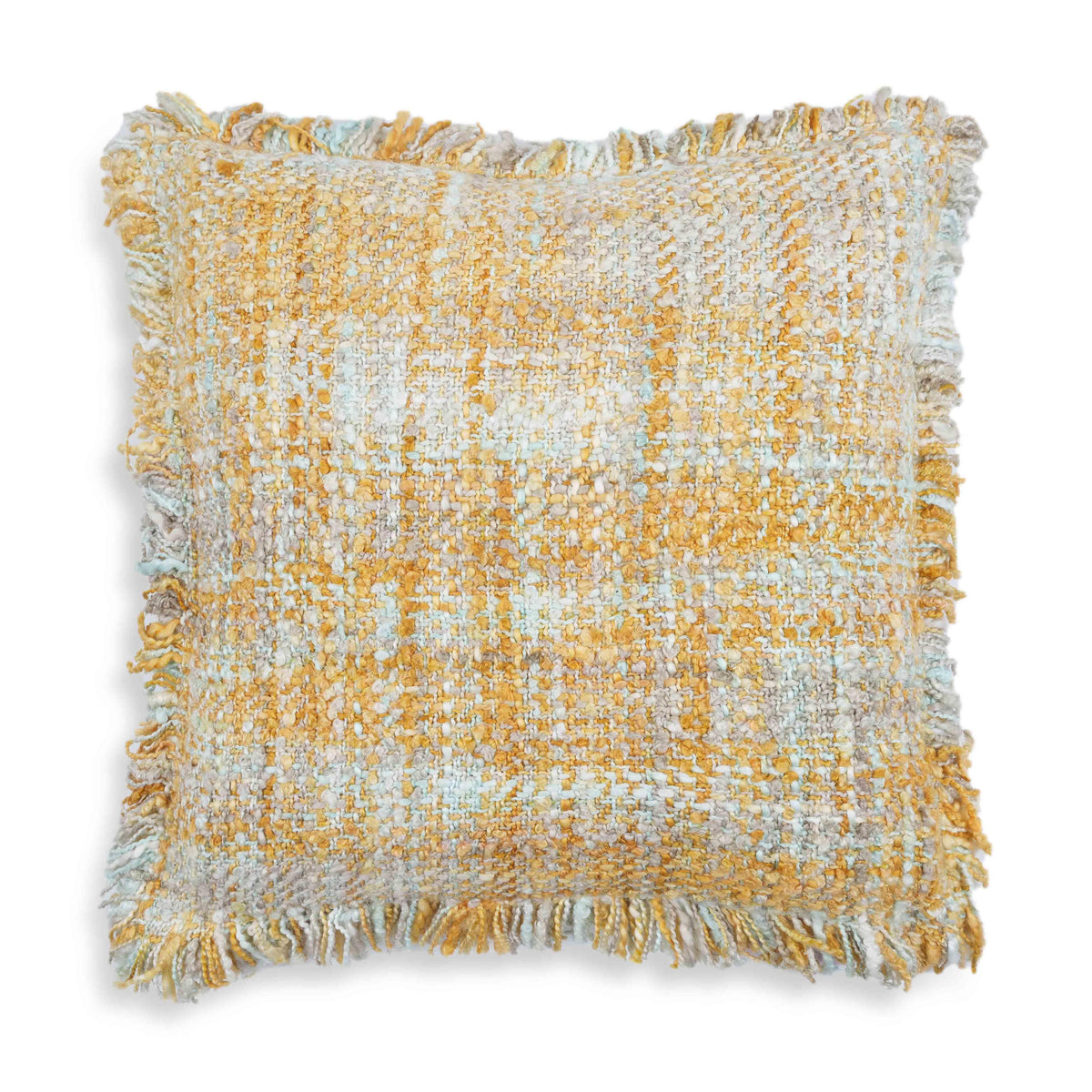 Frazzle 22.5" Textured Square Throw Pillow Cover by TOV Furniture