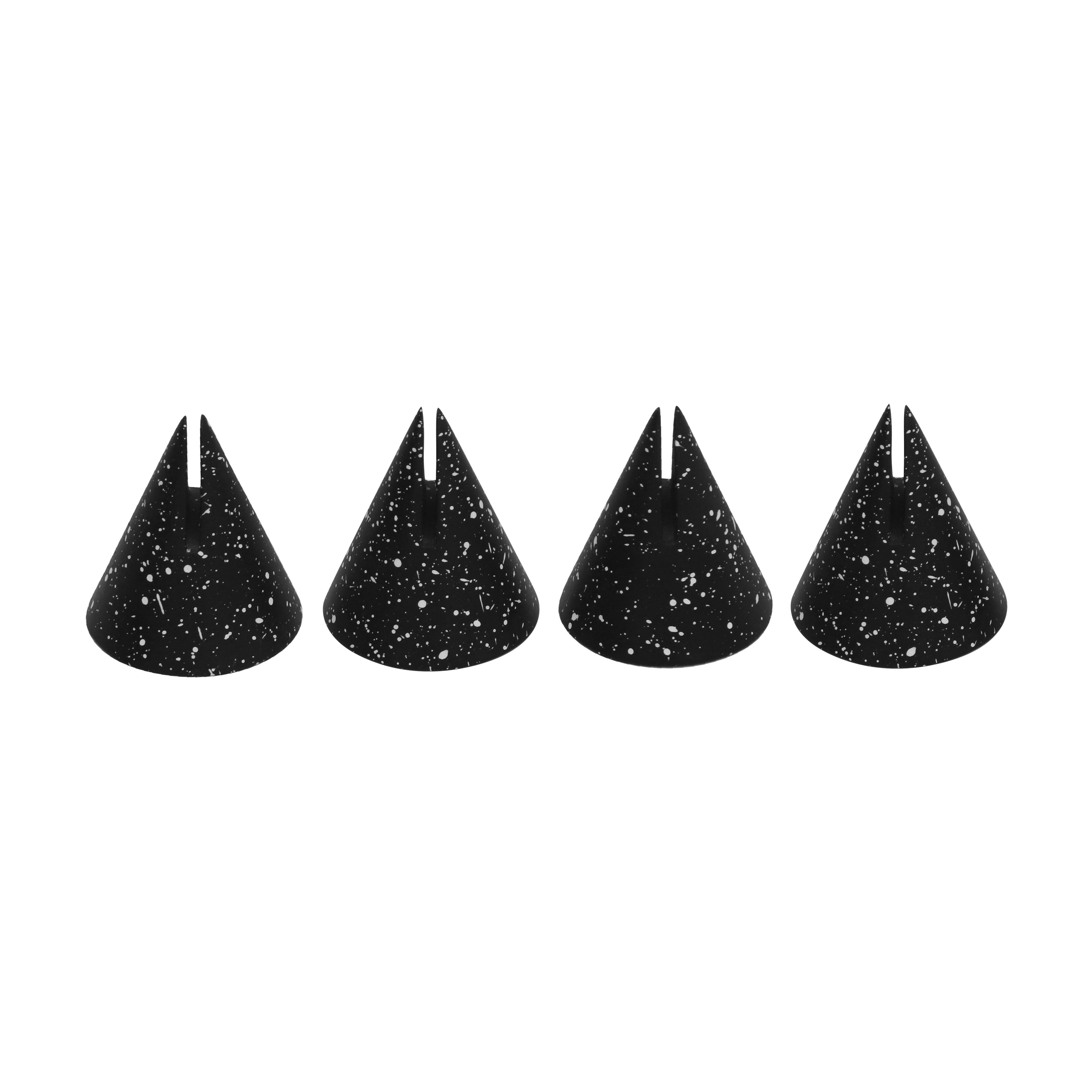 Gabby Speckled Cone Card Holder - Set of 4 Card Holders TOV Furniture Black , Black Friday Sale TOV Furniture Furniture Sale, Old Bones Co, Mid Century Furniture Sale, Four Hands Furniture, Black Friday Sale Gabby Speckled Cone Card Holder - Set of 4,Gus Sale, Perigold Gabby Speckled Cone Card Holder - Set of 4 Card Holders Black Friday Sale , Perigold Sale Gabby Speckled Cone Card Holder - Set of 4,Gabby Speckled Cone Card Holder - Set of 4 Lulu and Georgia, Burke Decor Sale Gabby Speckled Cone Card Holder