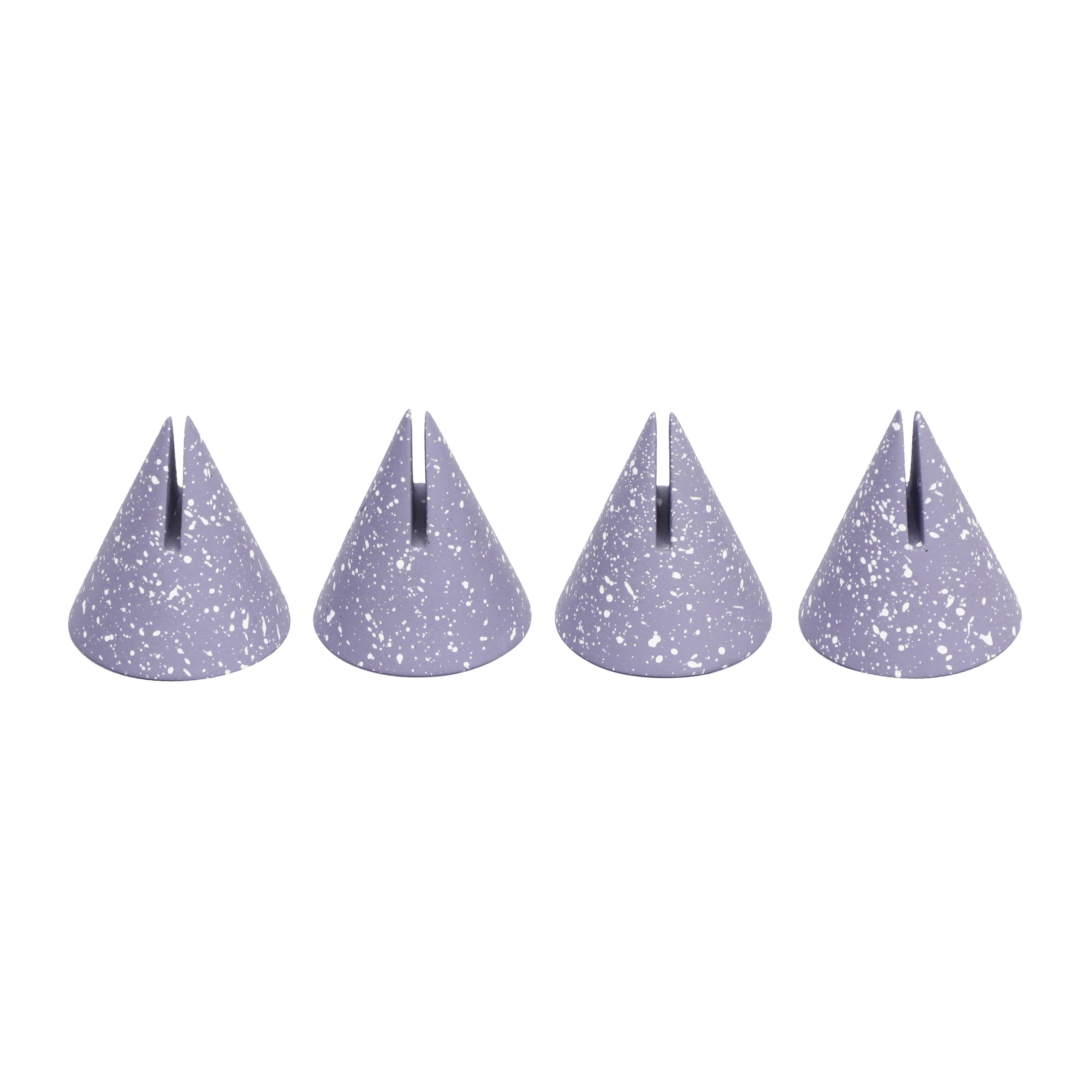Gabby Speckled Cone Card Holder - Set of 4 Card Holders TOV Furniture Purple , Black Friday Sale TOV Furniture Furniture Sale, Old Bones Co, Mid Century Furniture Sale, Four Hands Furniture, Black Friday Sale Gabby Speckled Cone Card Holder - Set of 4,Gus Sale, Perigold Gabby Speckled Cone Card Holder - Set of 4 Card Holders Black Friday Sale , Perigold Sale Gabby Speckled Cone Card Holder - Set of 4,Gabby Speckled Cone Card Holder - Set of 4 Lulu and Georgia, Burke Decor Sale Gabby Speckled Cone Card Holde