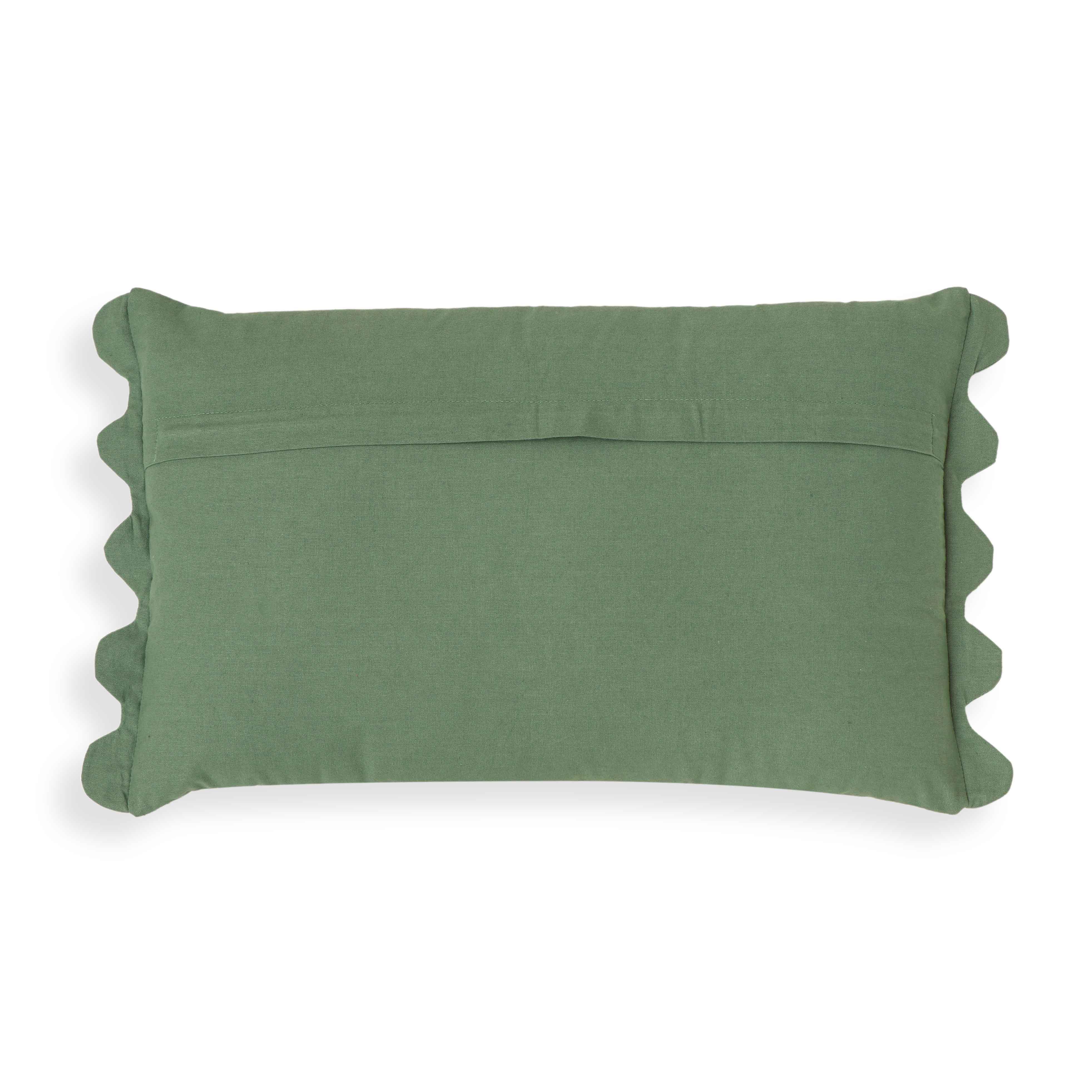 Portia 20"X12" Embroidered Cotton Flex Throw Pillow Cover