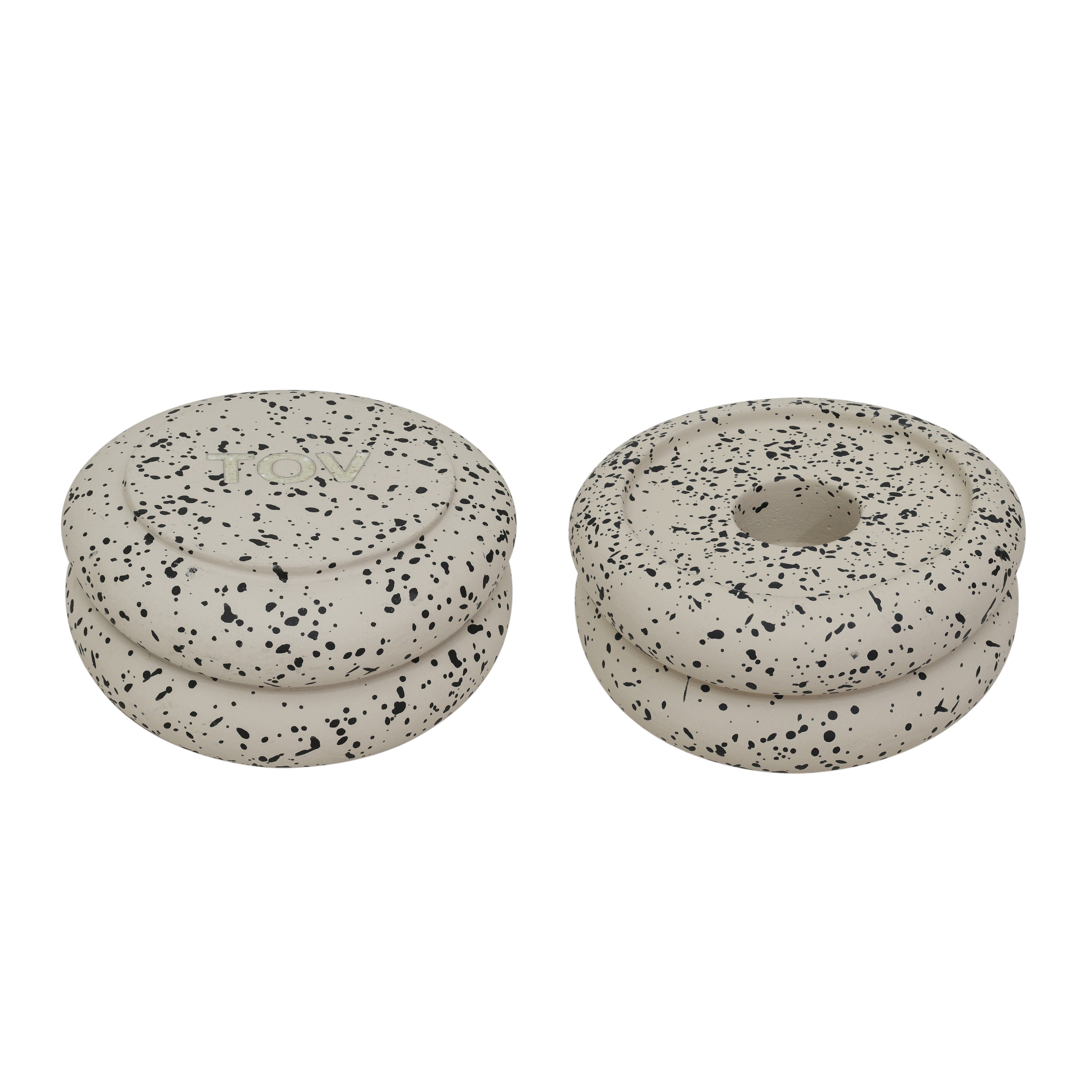 Gabby Stacking Candle Holder - Set of 2