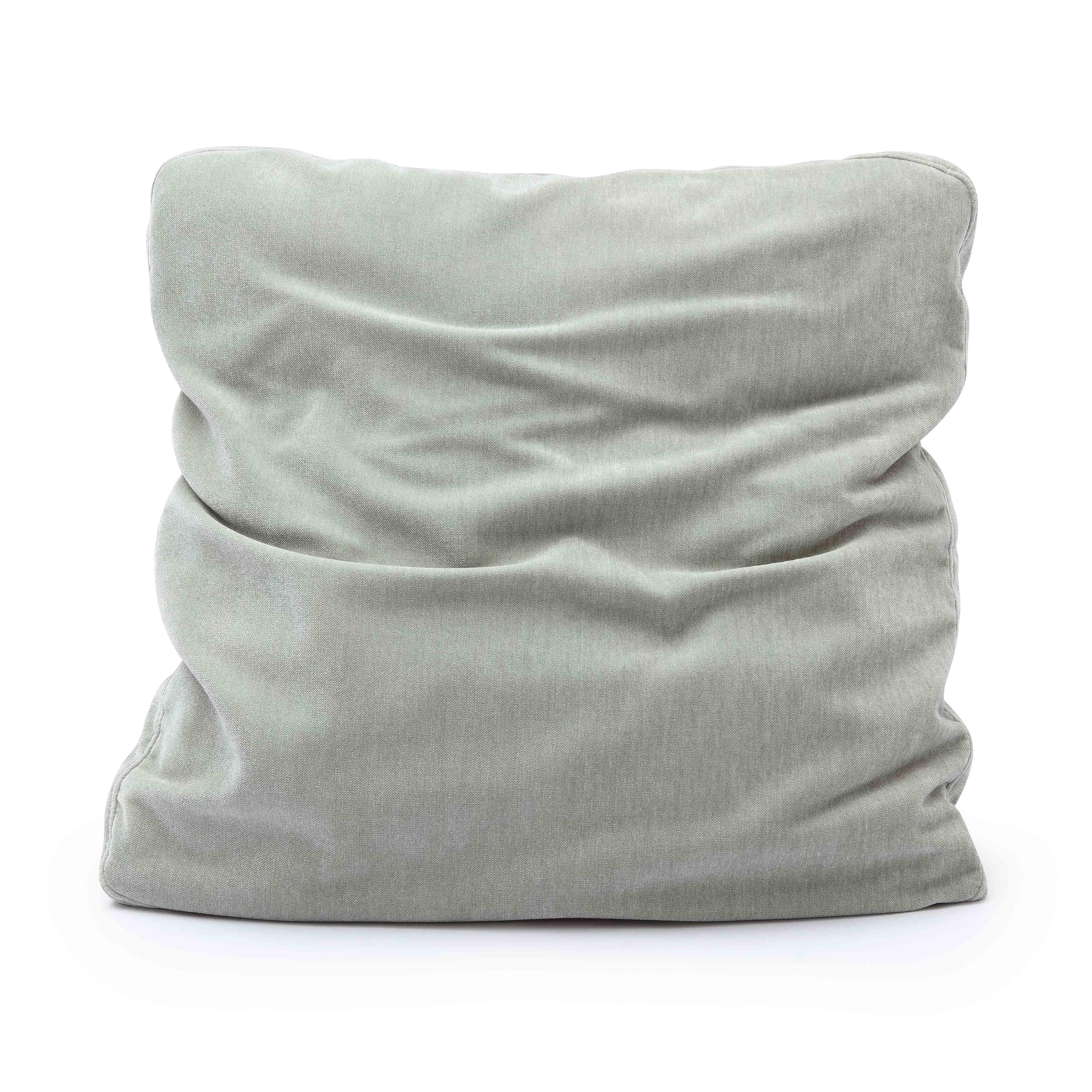 Tipsy Upcycled Chenille Square Floppy Throw Pillow (20"-24")