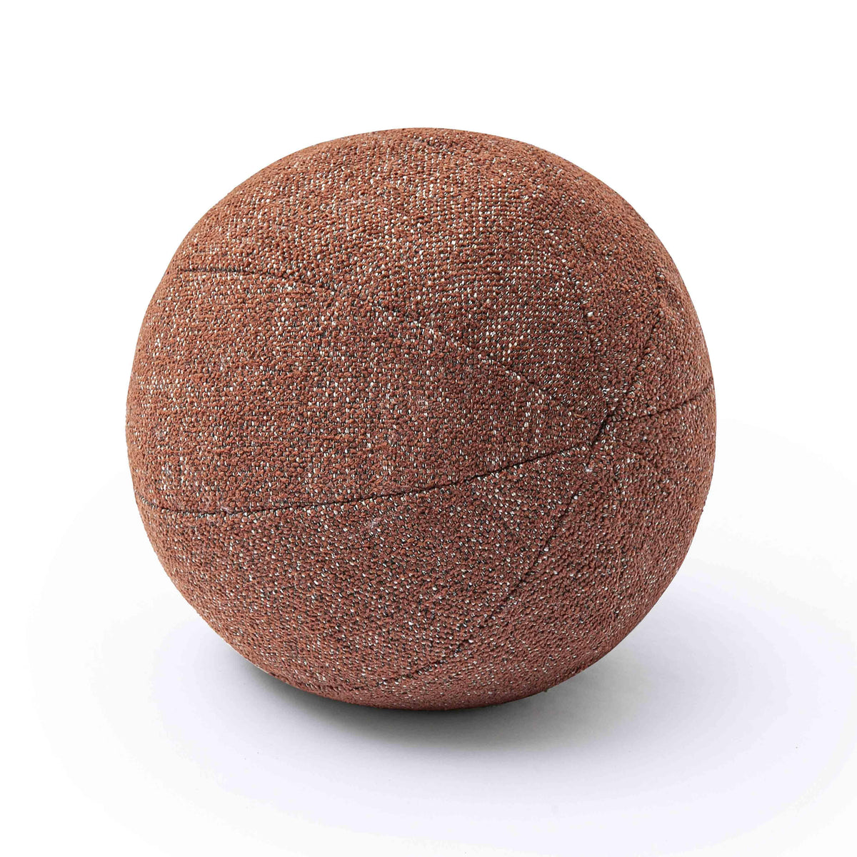 Boba Textured Basketweave Ball Throw Pillow