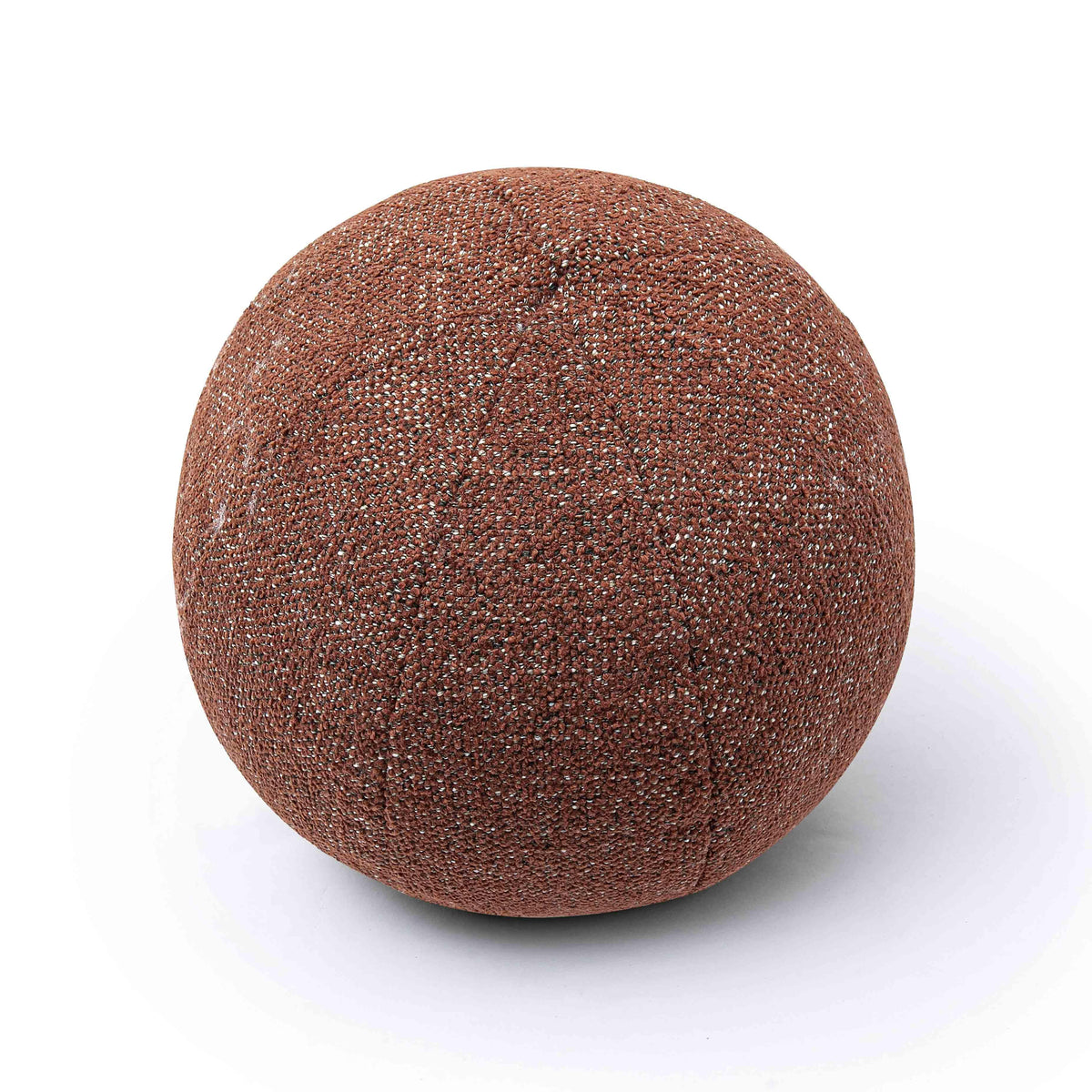 Boba Textured Basketweave Ball Throw Pillow