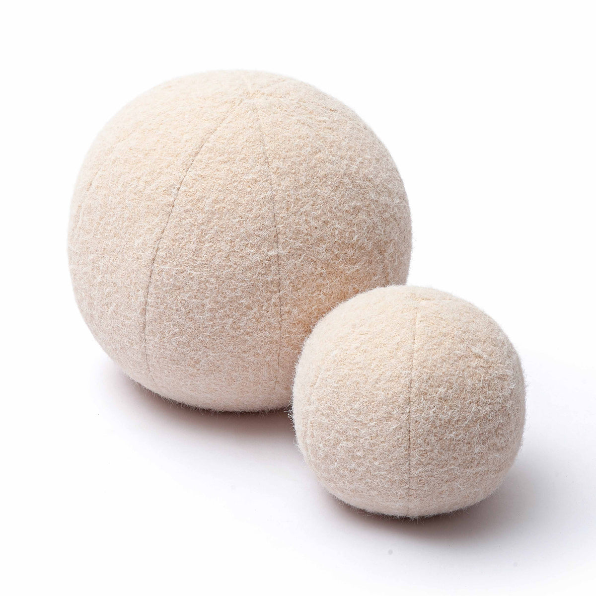 Boba Long Mohair Ball Throw Pillow