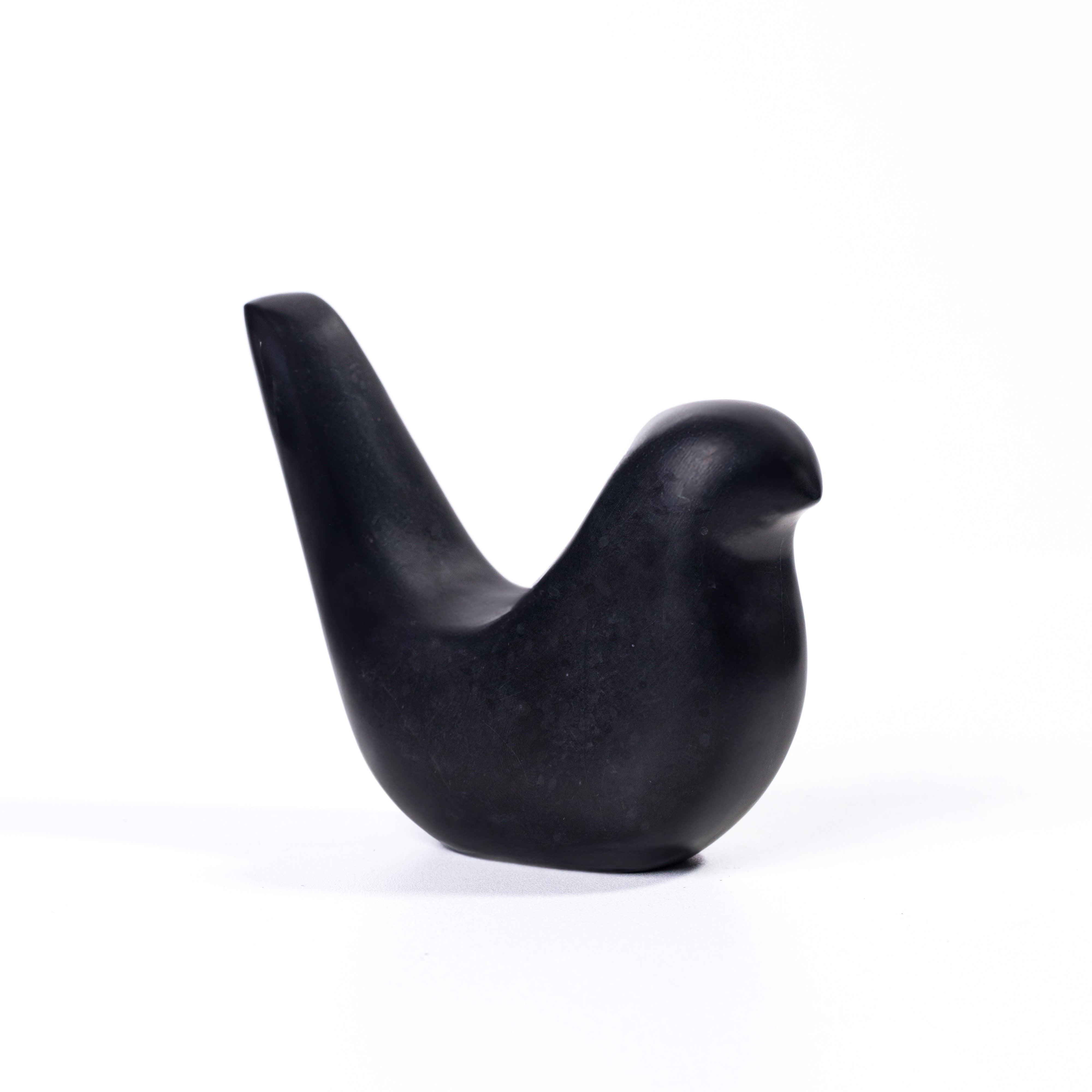 Black Marble Bird Statue