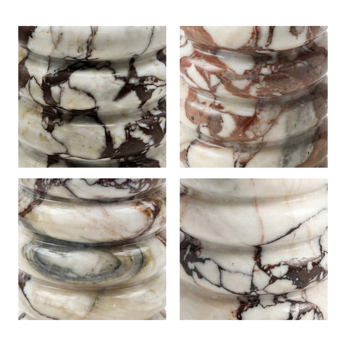 Marble Layered Decorative Vase