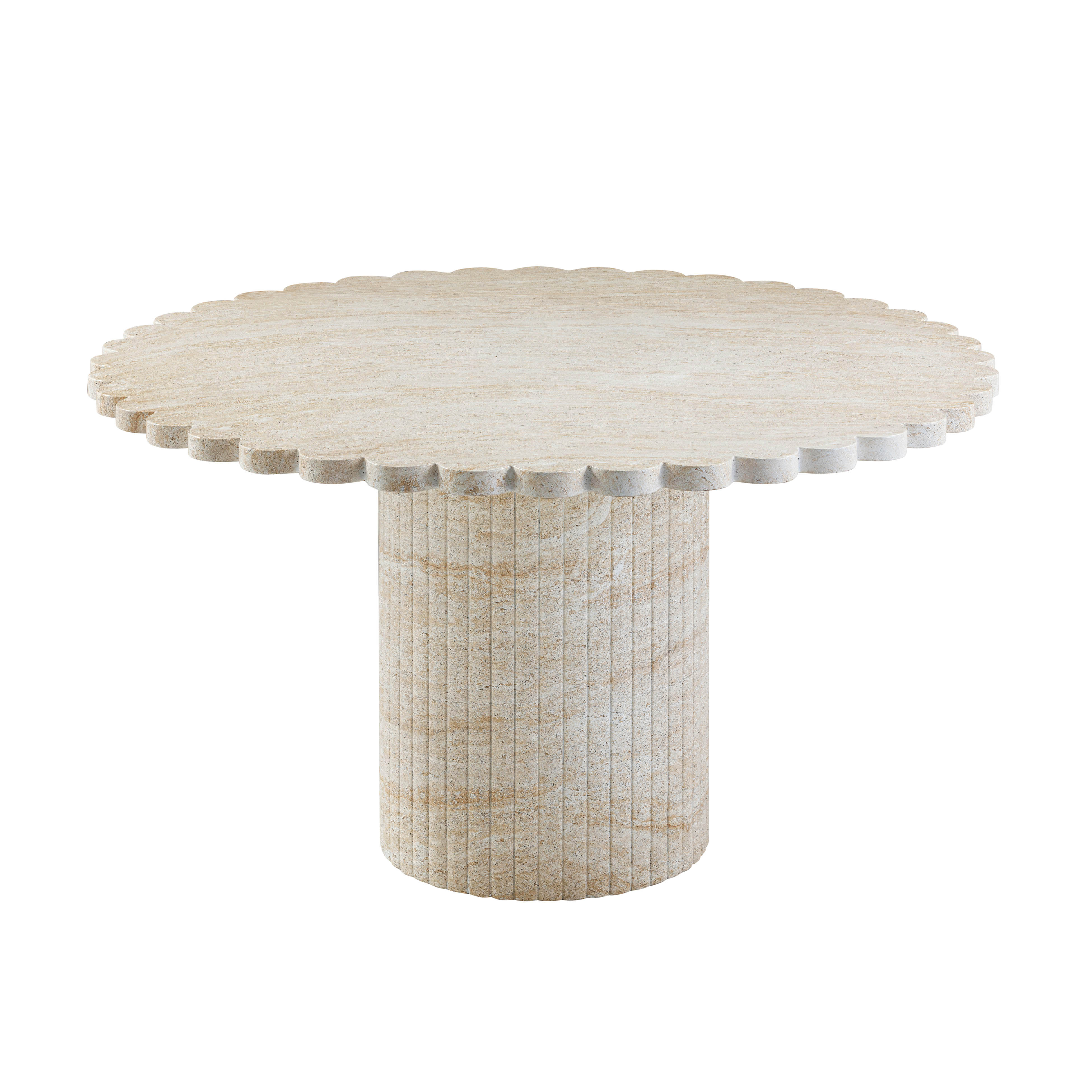 Blossom Washed Travertine Finish Indoor / Outdoor 54" Round Dining Table Outdoor Dining Tables TOV Furniture , Black Friday Sale TOV Furniture Furniture Sale, Old Bones Co, Mid Century Furniture Sale, Four Hands Furniture, Black Friday Sale Blossom Washed Travertine Finish Indoor / Outdoor 54" Round Dining Table,Gus Sale, Perigold Blossom Washed Travertine Finish Indoor / Outdoor 54" Round Dining Table Outdoor Dining Tables Black Friday Sale , Perigold Sale Blossom Washed Travertine Finish Indoor / Outdoor