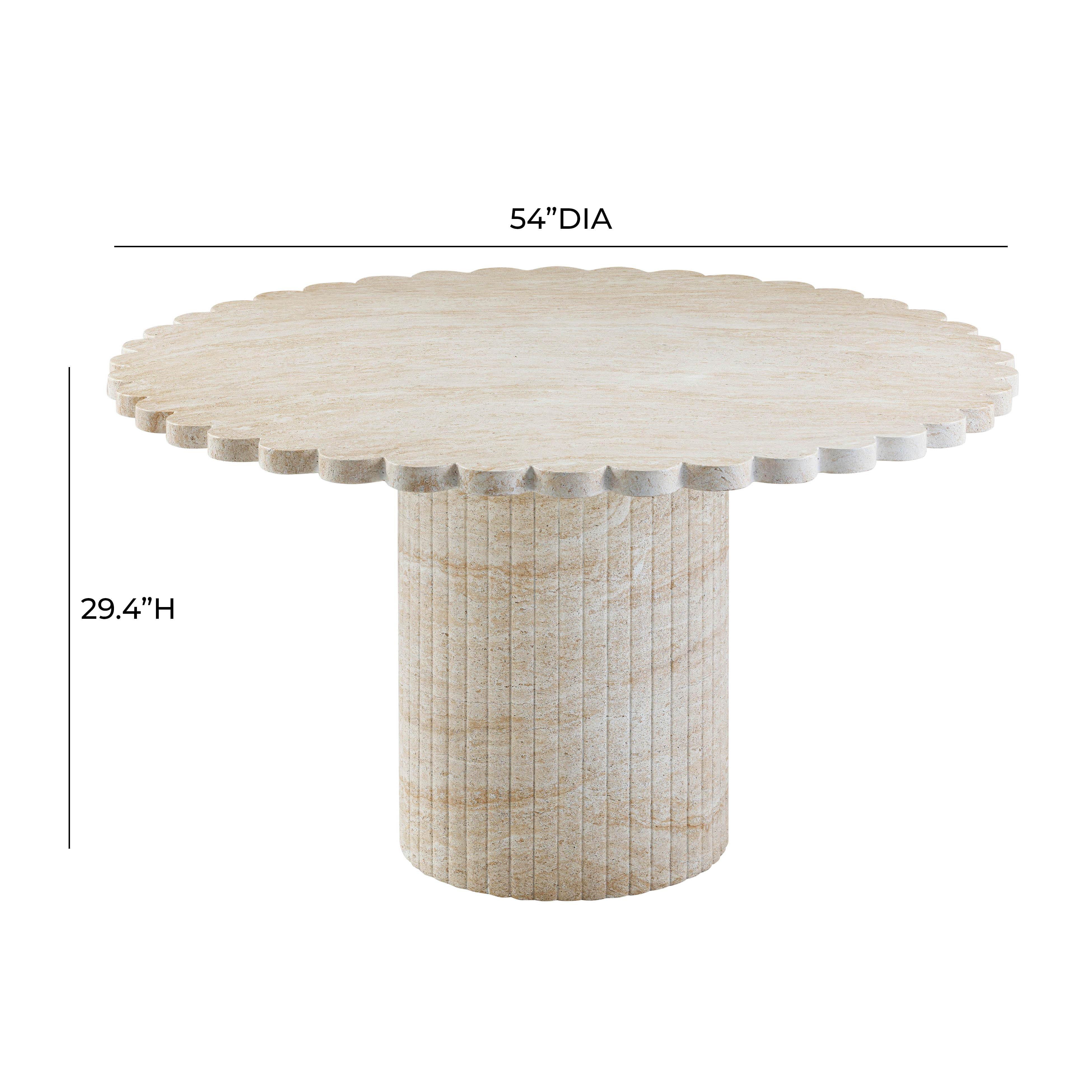 Blossom Washed Travertine Finish Indoor / Outdoor 54" Round Dining Table Outdoor Dining Tables TOV Furniture , Black Friday Sale TOV Furniture Furniture Sale, Old Bones Co, Mid Century Furniture Sale, Four Hands Furniture, Black Friday Sale Blossom Washed Travertine Finish Indoor / Outdoor 54" Round Dining Table,Gus Sale, Perigold Blossom Washed Travertine Finish Indoor / Outdoor 54" Round Dining Table Outdoor Dining Tables Black Friday Sale , Perigold Sale Blossom Washed Travertine Finish Indoor / Outdoor