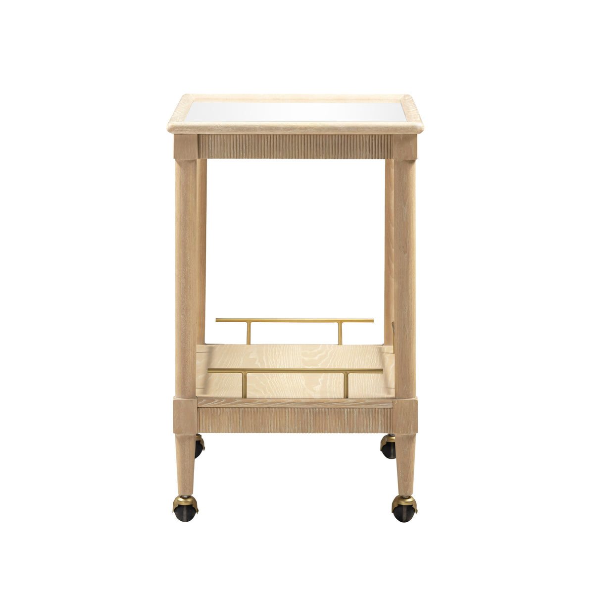 Slosh 37" Natural Ash Bar Cart