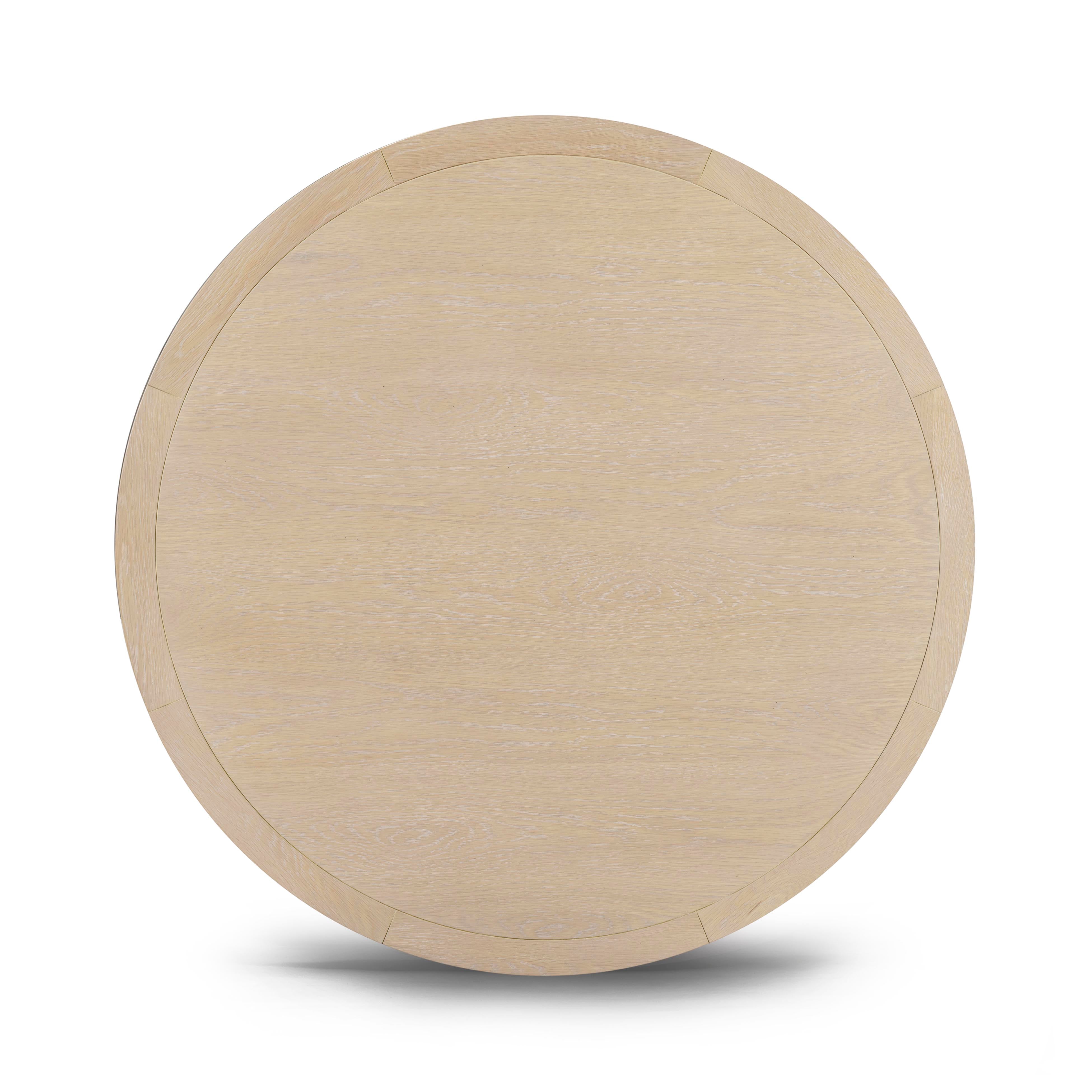 Sahara Round Oak Dining Table (41"-60")