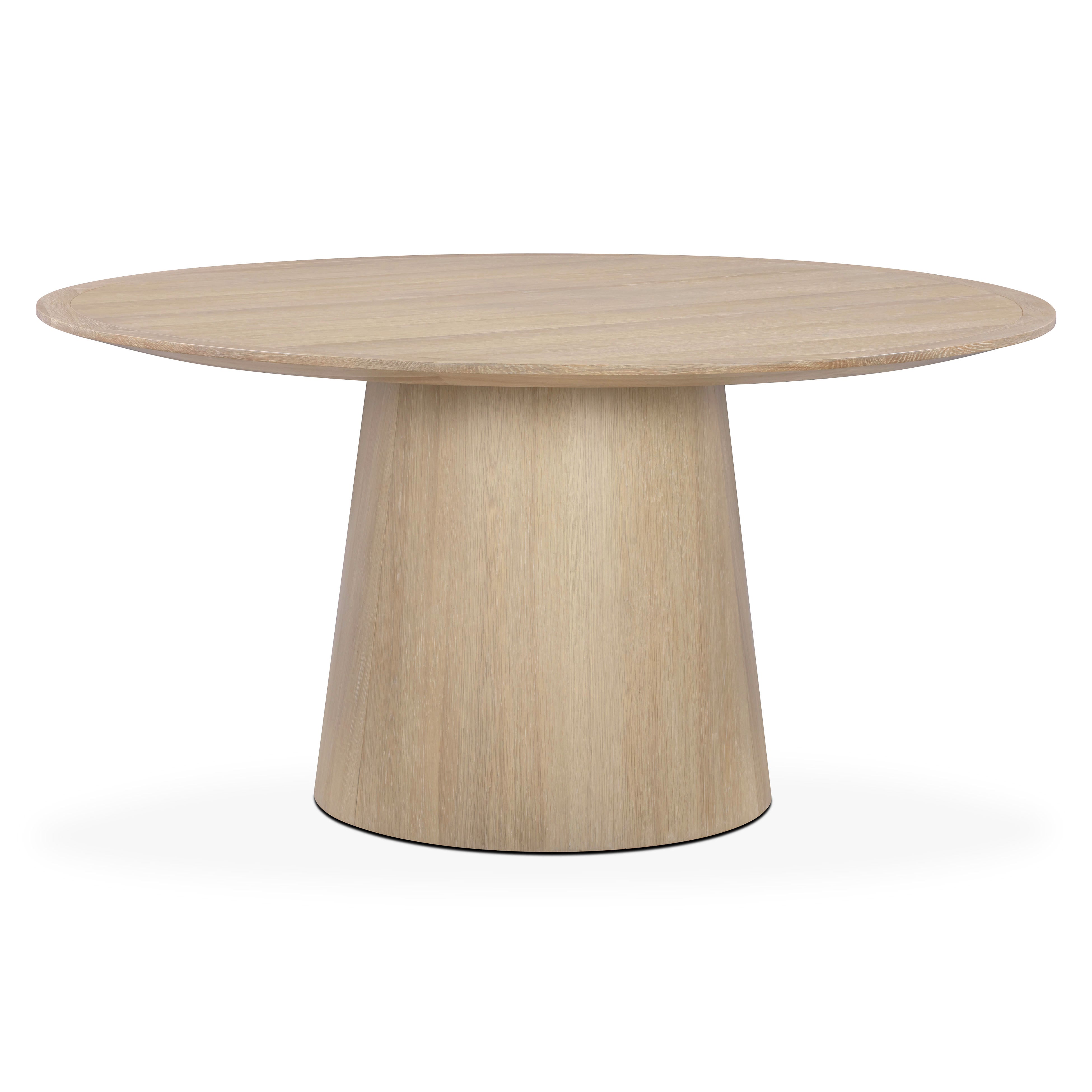 Sahara Round Oak Dining Table (41"-60")