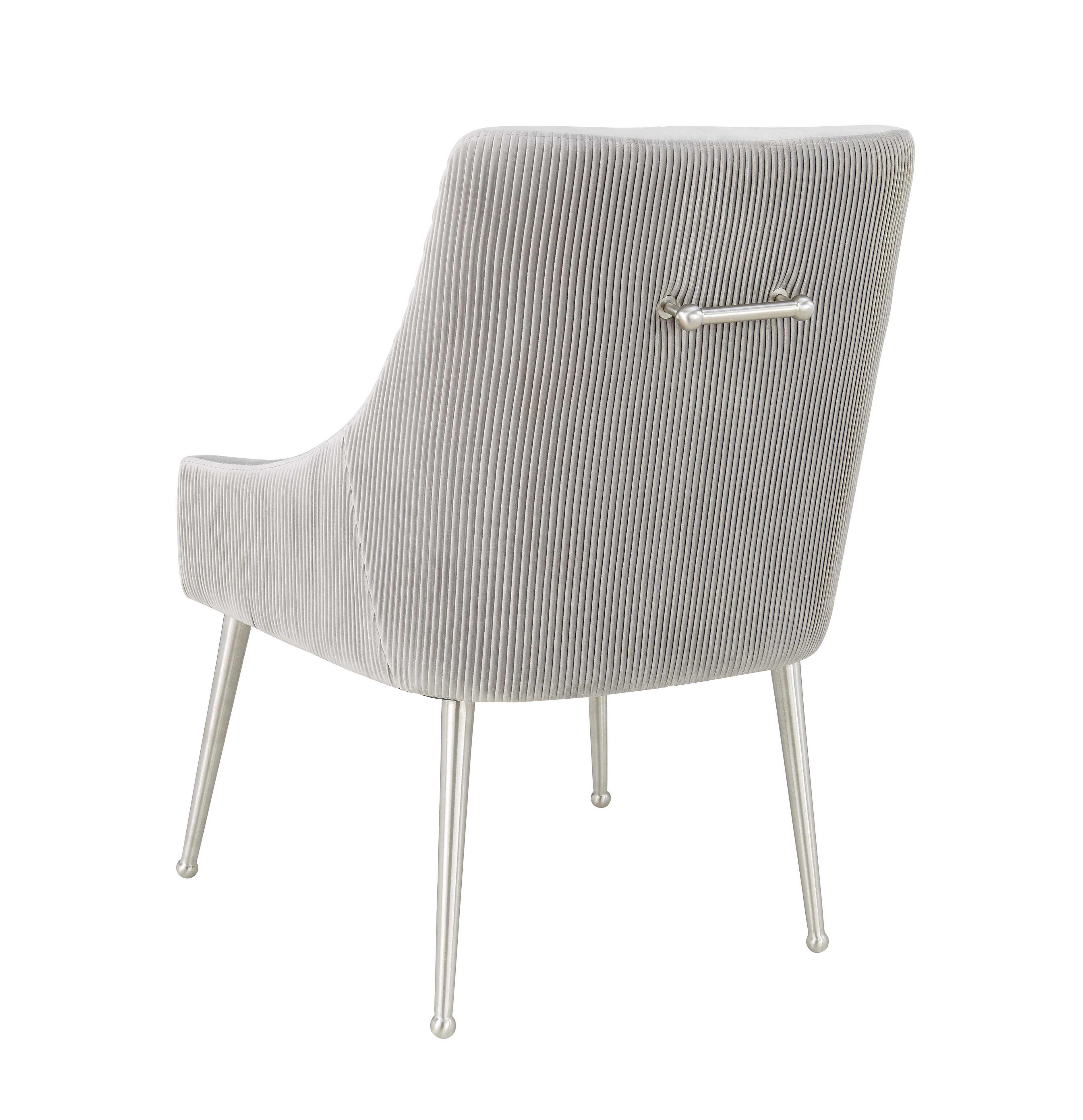 Beatrix Pleated Light Grey Velvet Side Chair - Silver Legs Dining Chairs TOV Furniture , Black Friday Sale TOV Furniture Furniture Sale, Old Bones Co, Mid Century Furniture Sale, Four Hands Furniture, Black Friday Sale Beatrix Pleated Light Grey Velvet Side Chair - Silver Legs,Gus Sale, Perigold Beatrix Pleated Light Grey Velvet Side Chair - Silver Legs Dining Chairs Black Friday Sale , Perigold Sale Beatrix Pleated Light Grey Velvet Side Chair - Silver Legs,Beatrix Pleated Light Grey Velvet Side Chair - Si
