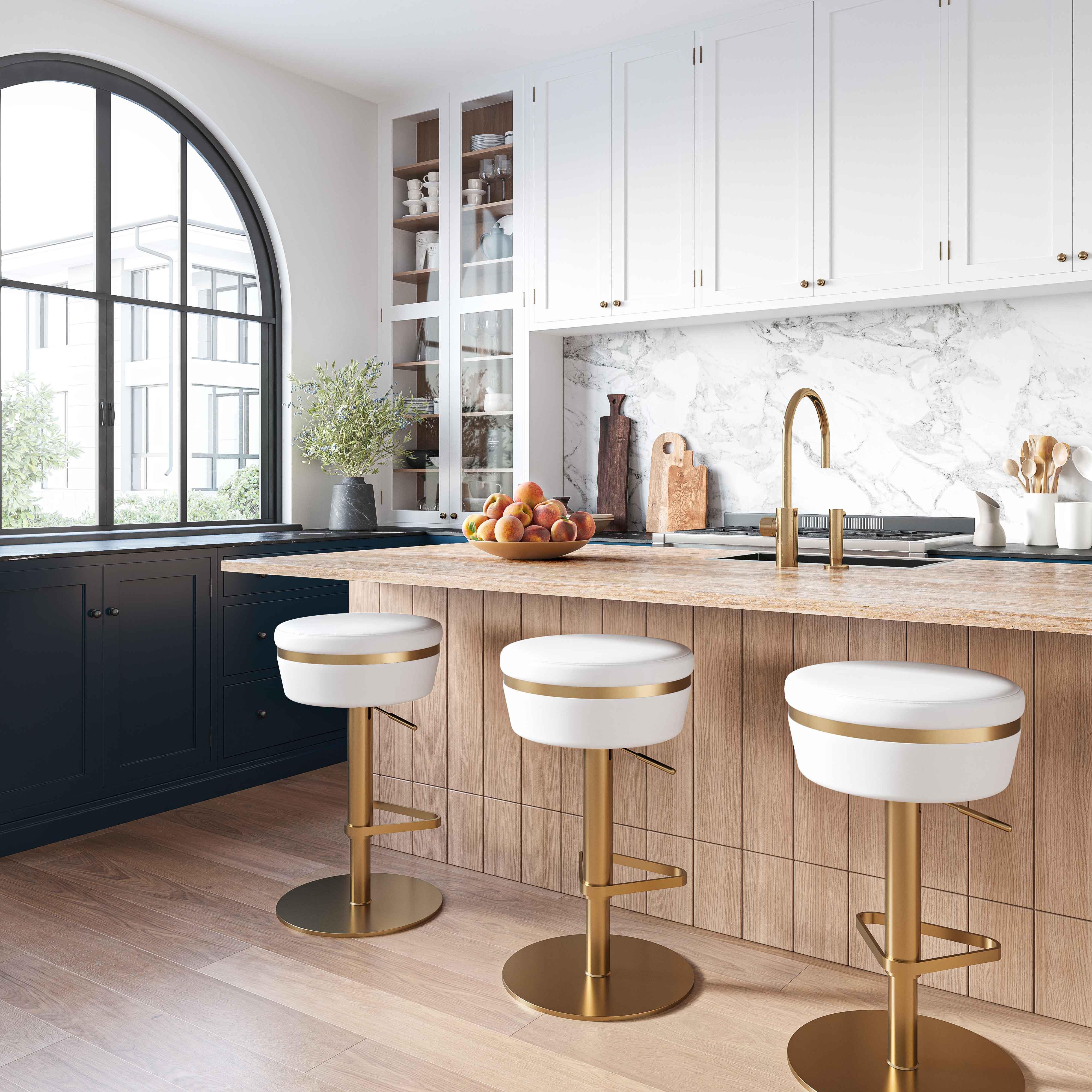 Astro Performance Vegan Leather and Gold Adjustable Stool Bar & Counter Stools TOV Furniture , Black Friday Sale TOV Furniture Furniture Sale, Old Bones Co, Mid Century Furniture Sale, Four Hands Furniture, Black Friday Sale Astro Performance Vegan Leather and Gold Adjustable Stool,Gus Sale, Perigold Astro Performance Vegan Leather and Gold Adjustable Stool Bar & Counter Stools Black Friday Sale , Perigold Sale Astro Performance Vegan Leather and Gold Adjustable Stool,Astro Performance Vegan Leather and Gol