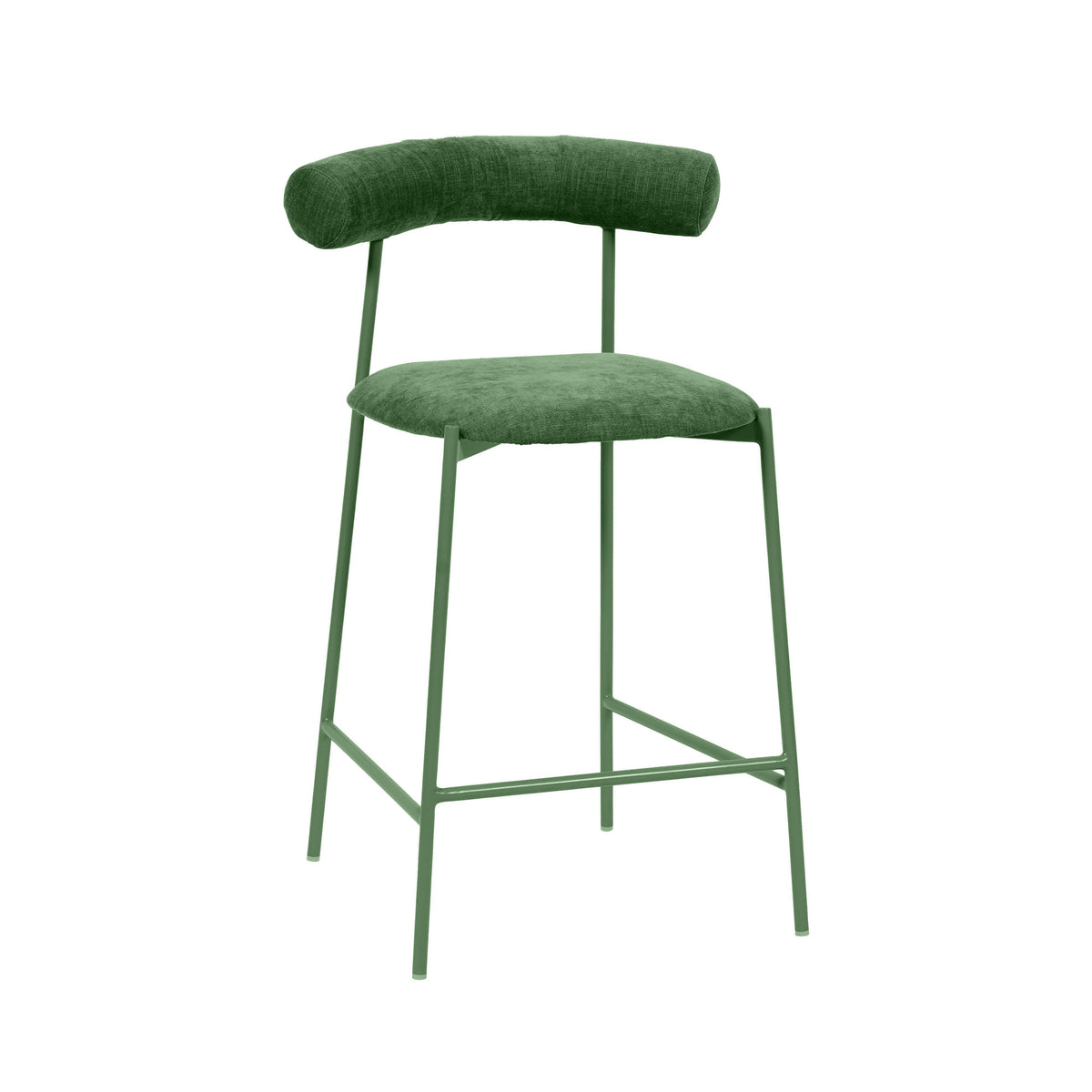 Liliana Performance Velvet Stool