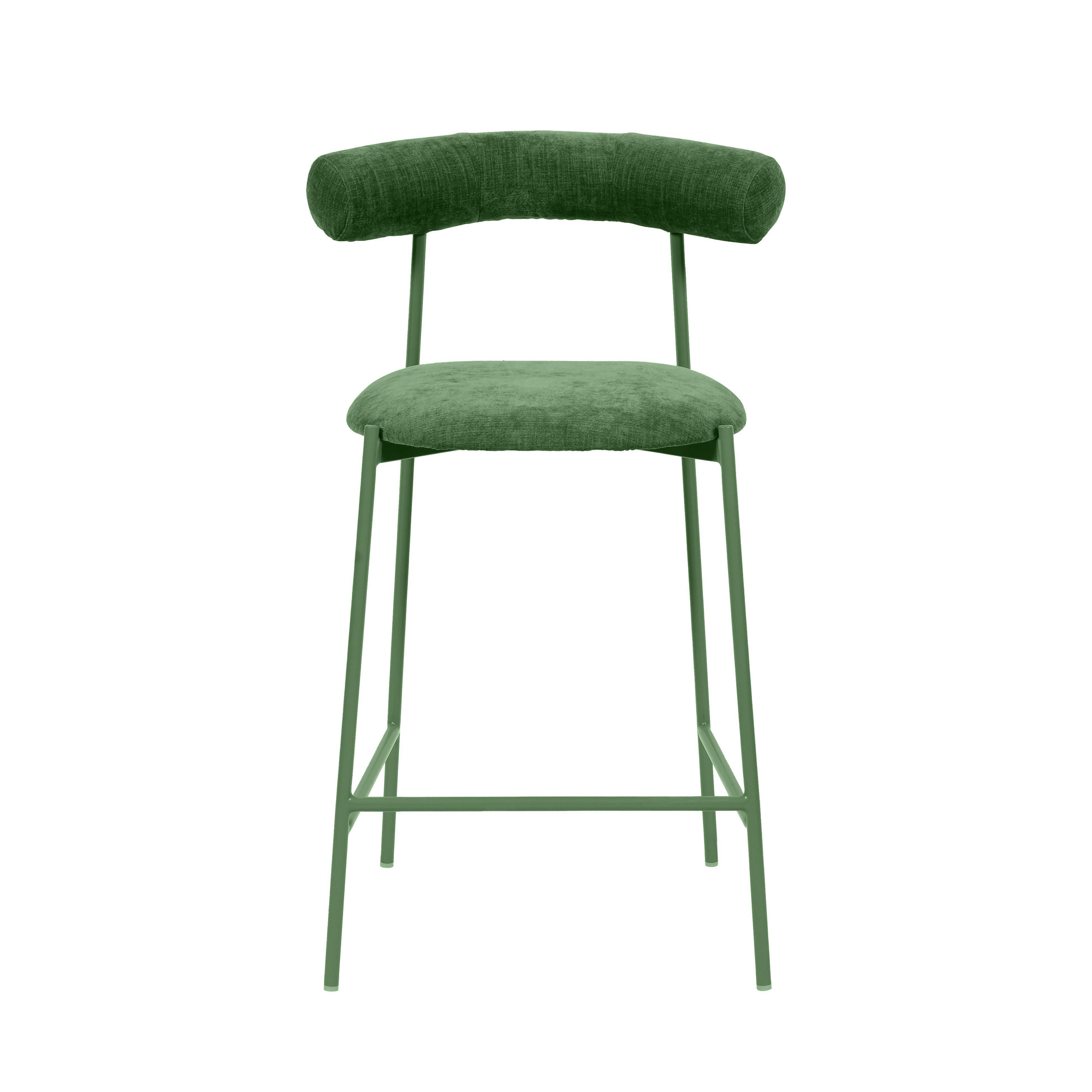 Liliana Performance Velvet Stool