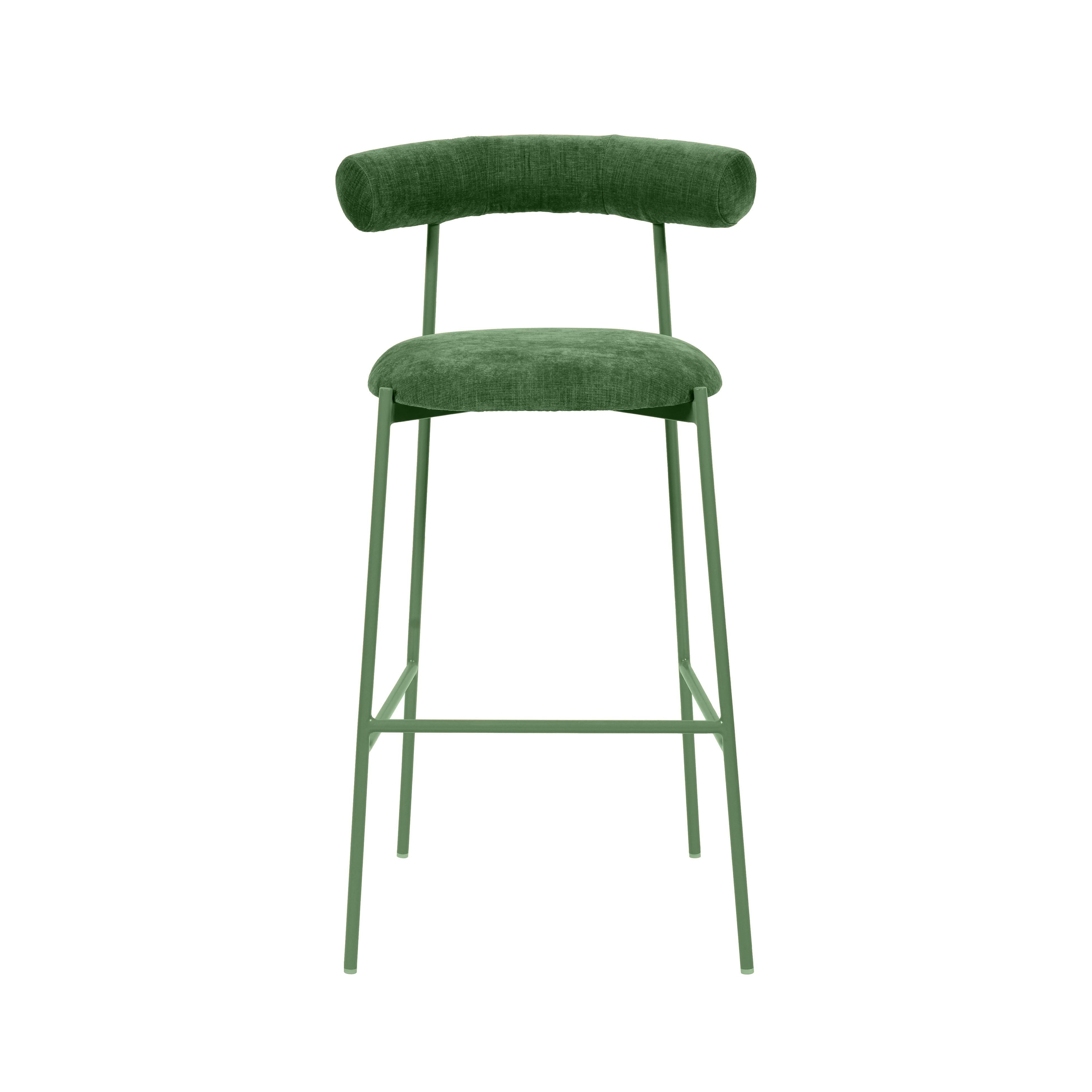 Liliana Performance Velvet Stool