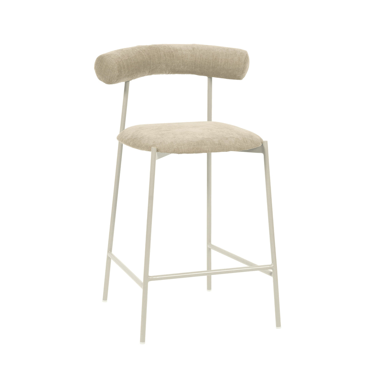 Liliana Performance Velvet Stool by TOV Furniture