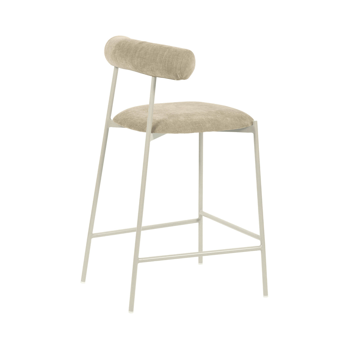 Liliana Performance Velvet Stool by TOV Furniture