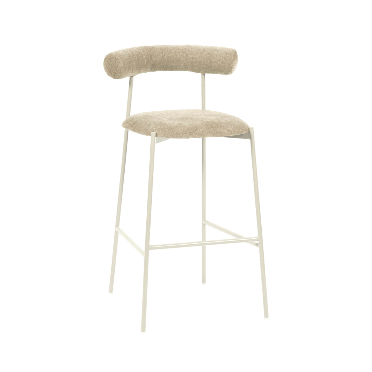 Liliana Performance Velvet Stool