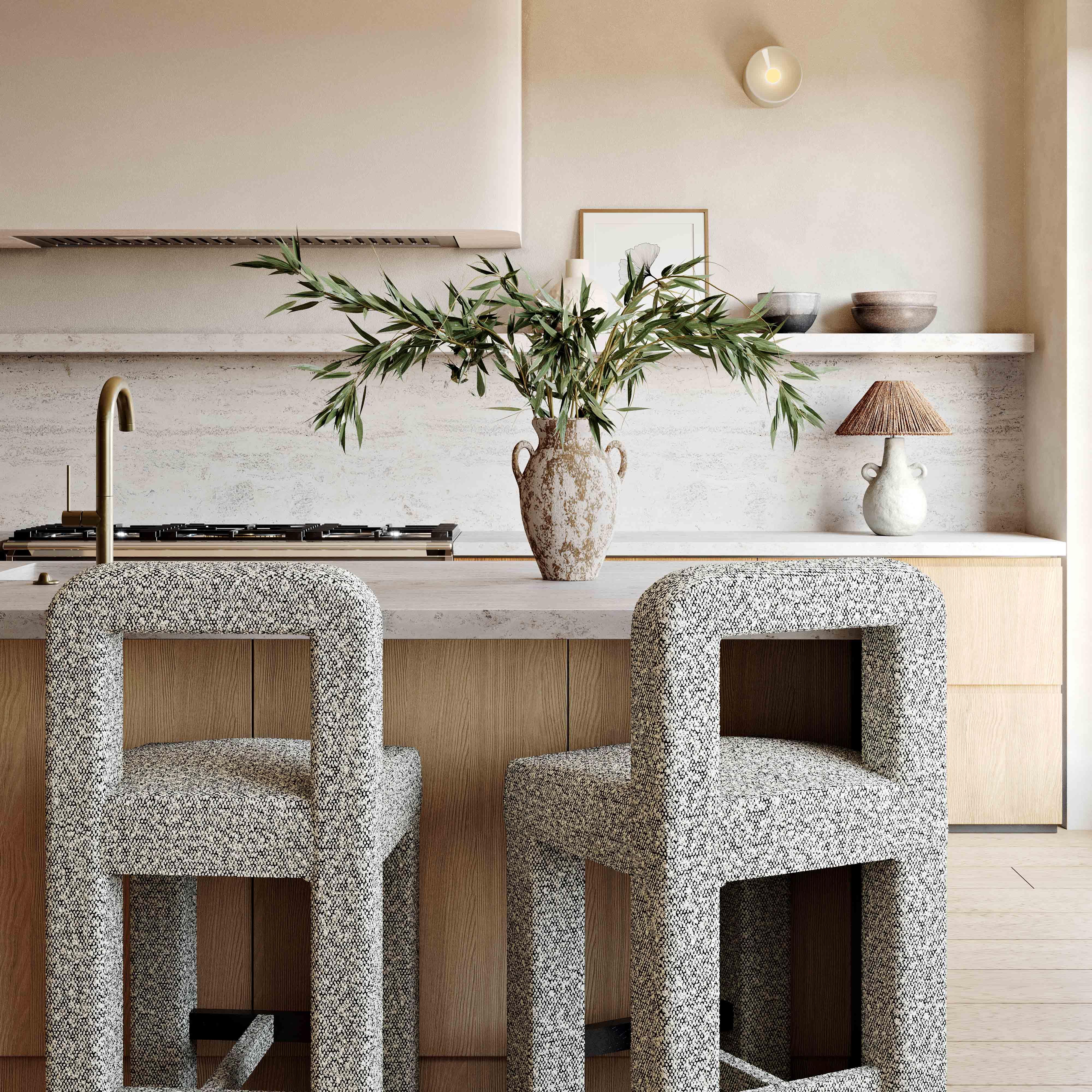 Hazel Performance Boucle Counter Stool