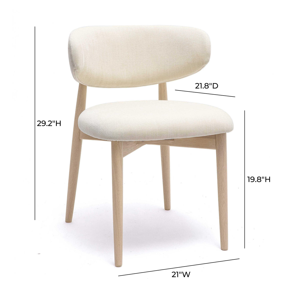 Zinea Performance Textured Velvet Dining Chair