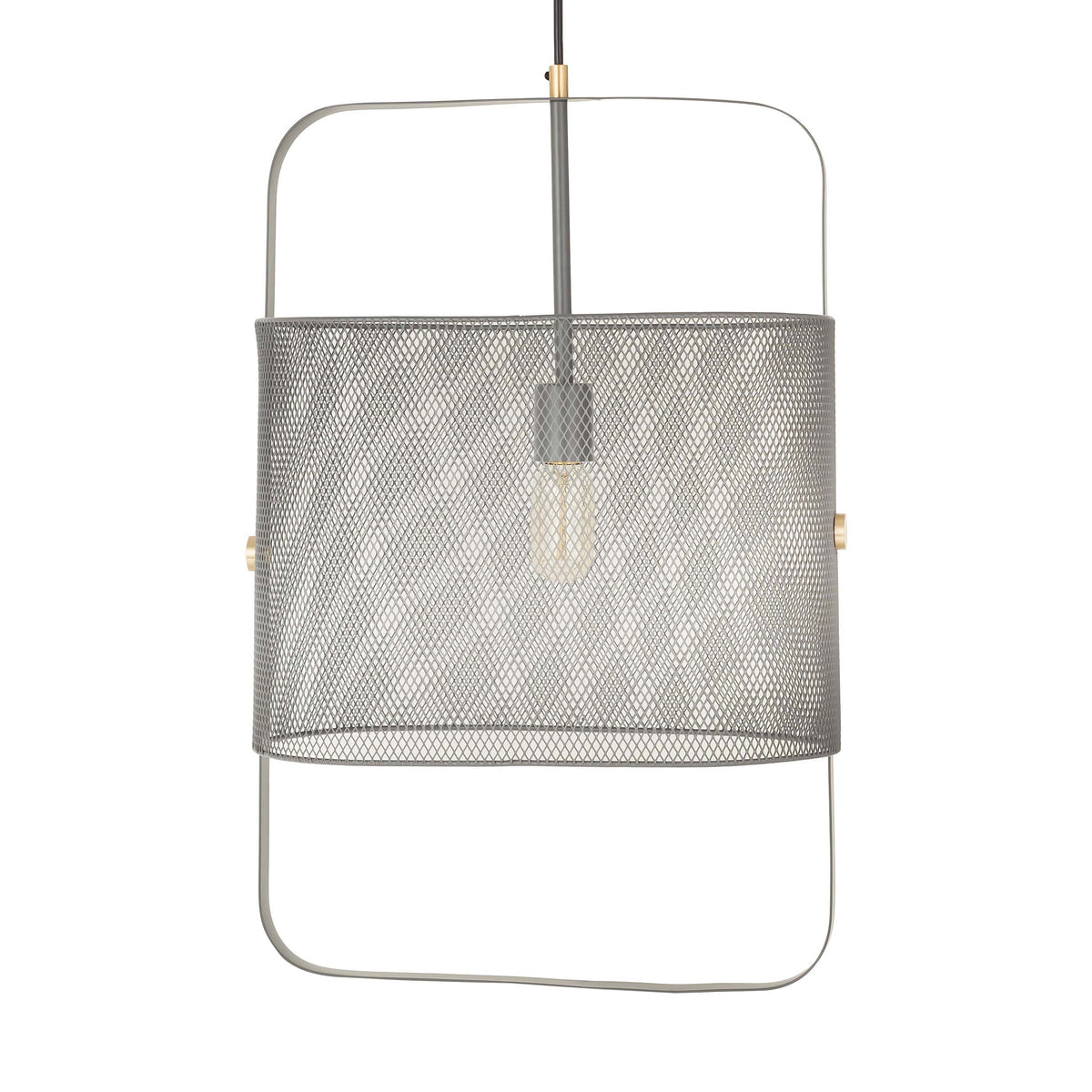 Klaus Large Grey Metal Pendant Lamp