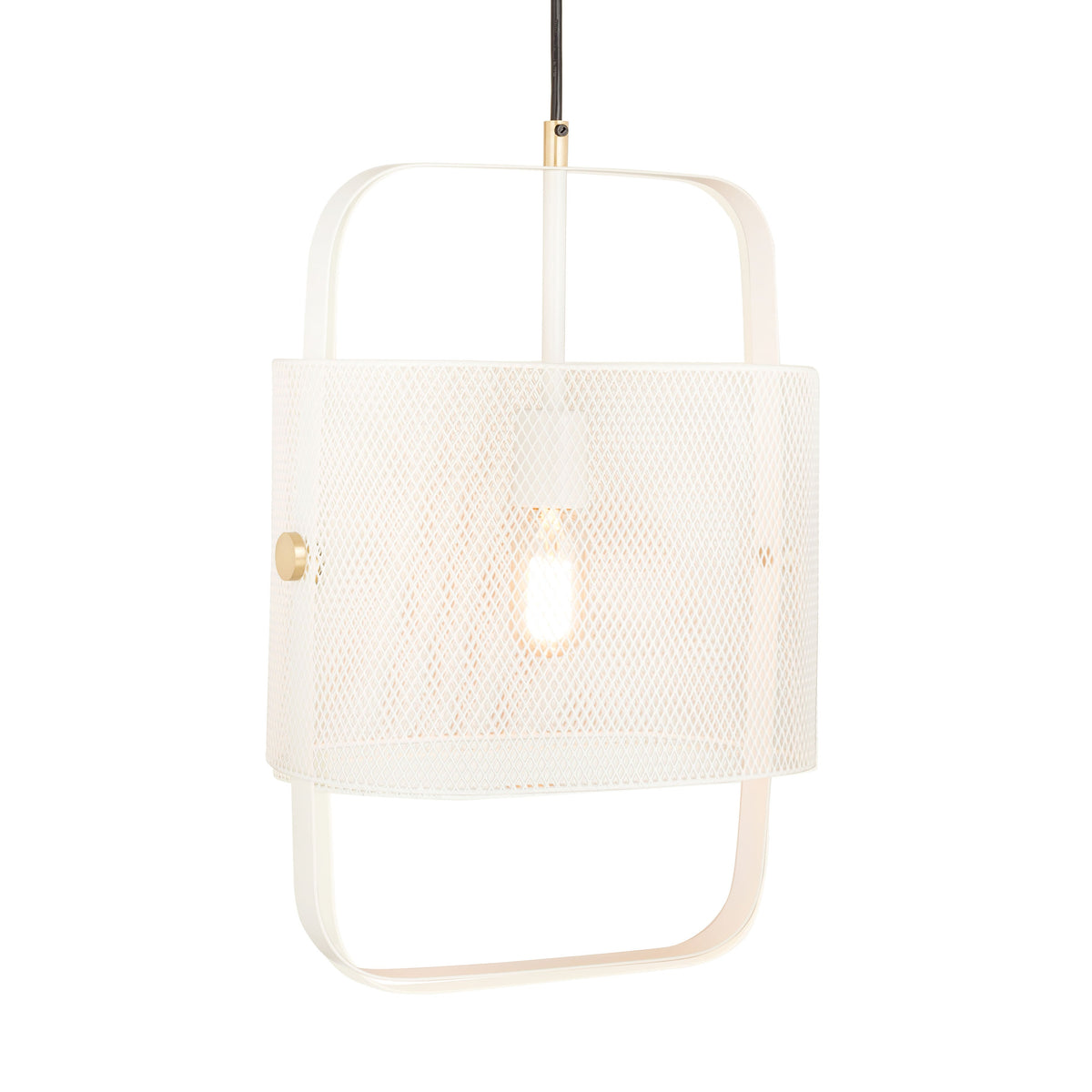 Klaus White Metal Pendant Lamp