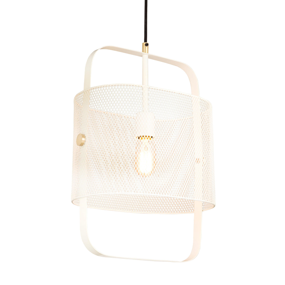 Klaus White Metal Pendant Lamp