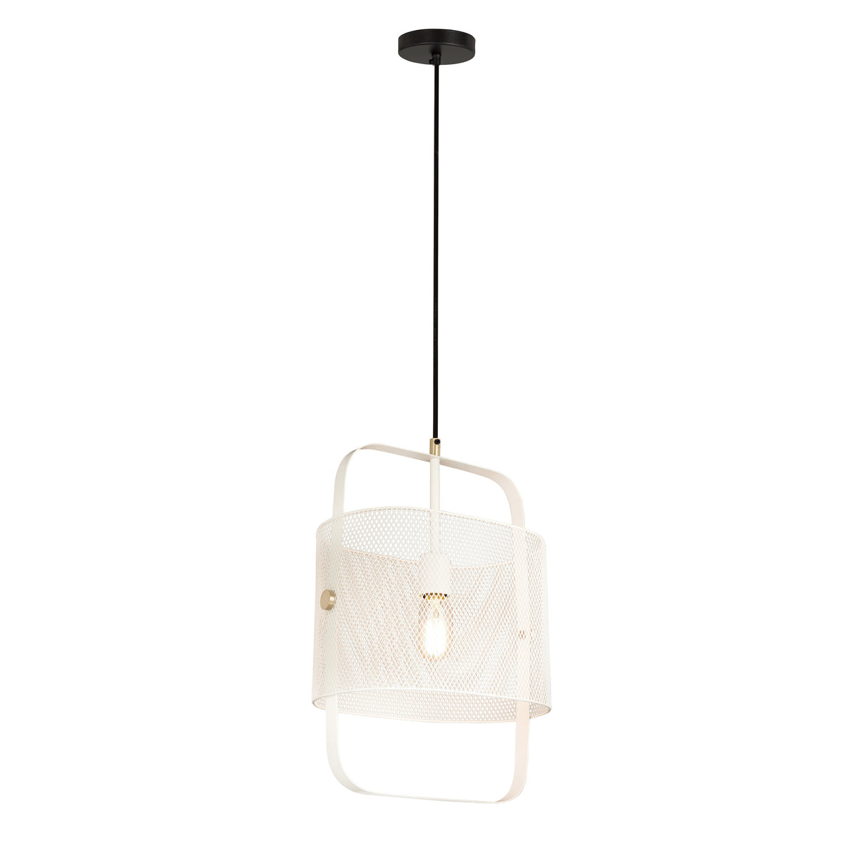 Klaus White Metal Pendant Lamp