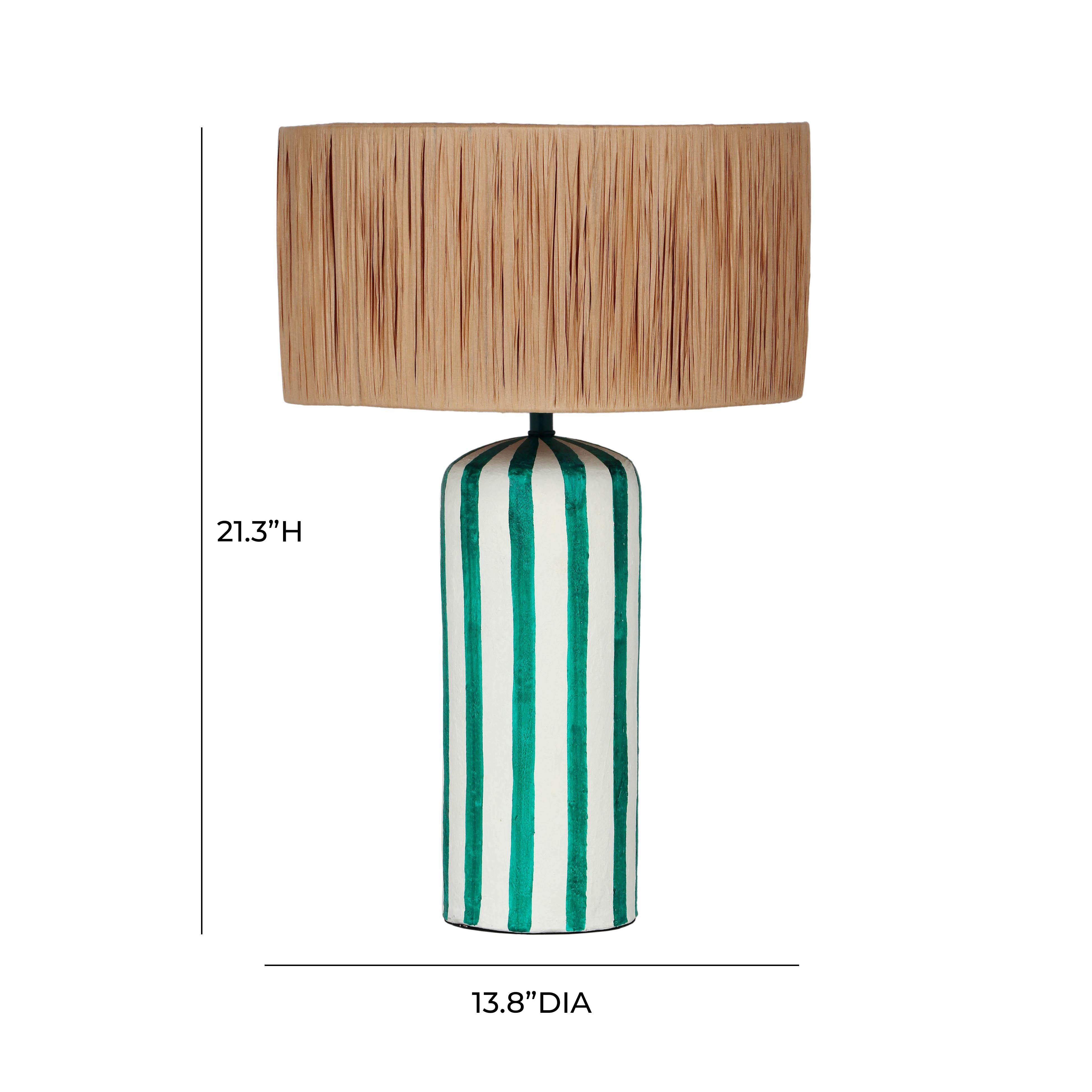 Ravello Green Striped Papier Mache Table Lamp Table & Desk Lamps TOV Furniture , Black Friday Sale TOV Furniture Furniture Sale, Old Bones Co, Mid Century Furniture Sale, Four Hands Furniture, Black Friday Sale Ravello Green Striped Papier Mache Table Lamp,Gus Sale, Perigold Ravello Green Striped Papier Mache Table Lamp Table & Desk Lamps Black Friday Sale , Perigold Sale Ravello Green Striped Papier Mache Table Lamp,Ravello Green Striped Papier Mache Table Lamp Lulu and Georgia, Burke Decor Sale Ravello Gr