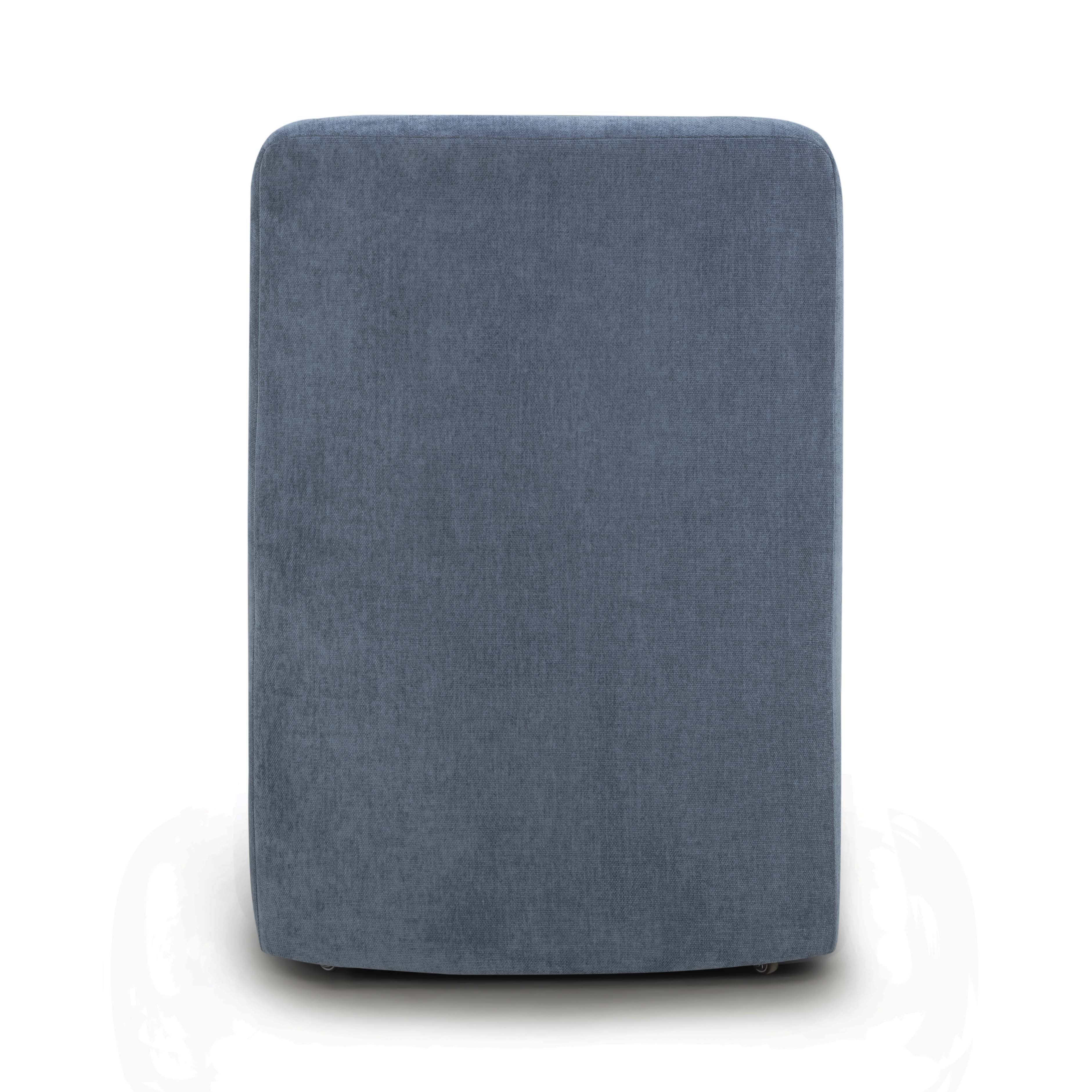 Dolce Performance Velvet Rolling Desk Chair