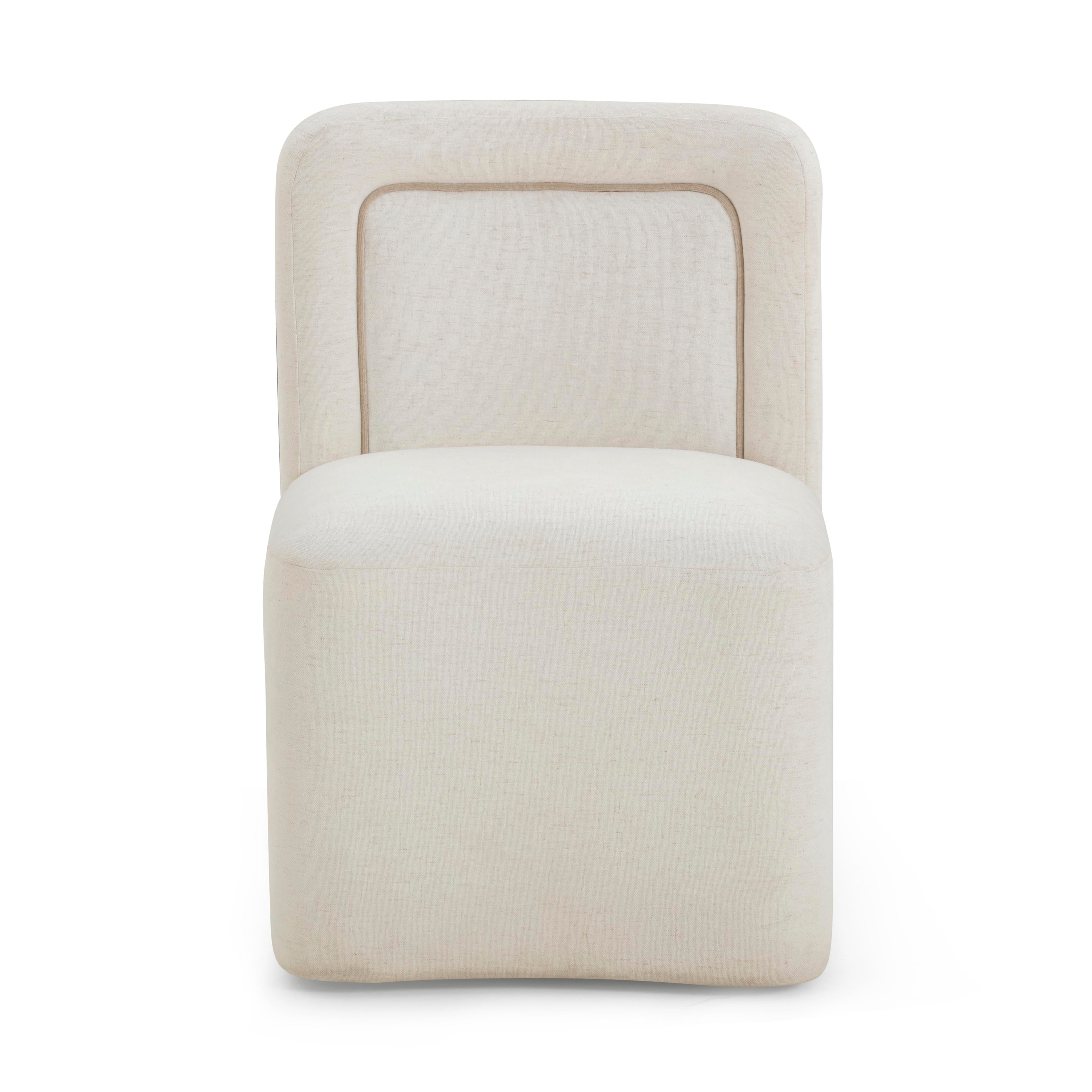 Dolce Performance Velvet Rolling Desk Chair