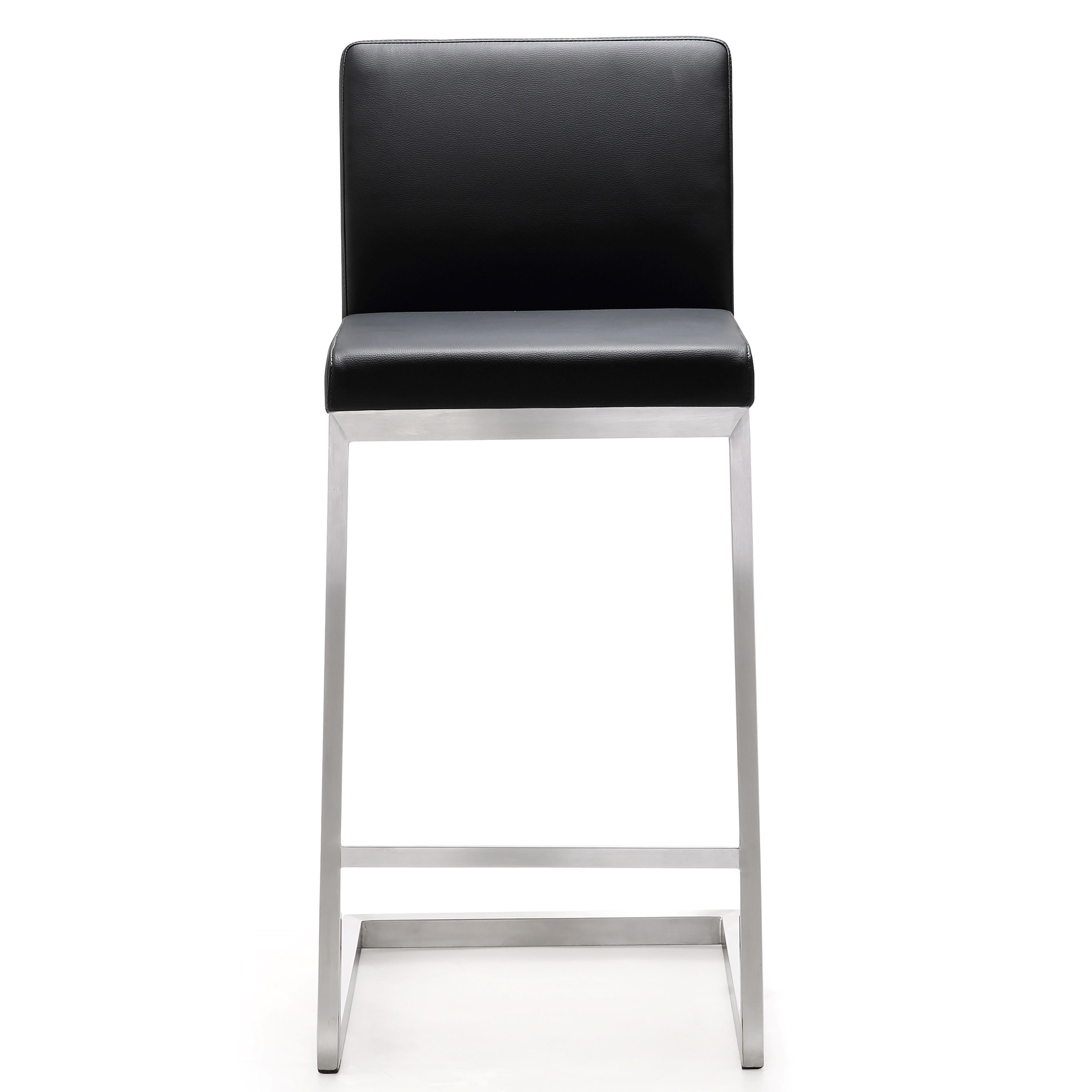 Parma Performance Vegan Leather and Stainless Steel Counter Stool - Set of 2 Bar & Counter Stools TOV Furniture , Black Friday Sale TOV Furniture Furniture Sale, Old Bones Co, Mid Century Furniture Sale, Four Hands Furniture, Black Friday Sale Parma Performance Vegan Leather and Stainless Steel Counter Stool - Set of 2,Gus Sale, Perigold Parma Performance Vegan Leather and Stainless Steel Counter Stool - Set of 2 Bar & Counter Stools Black Friday Sale , Perigold Sale Parma Performance Vegan Leather and Stai