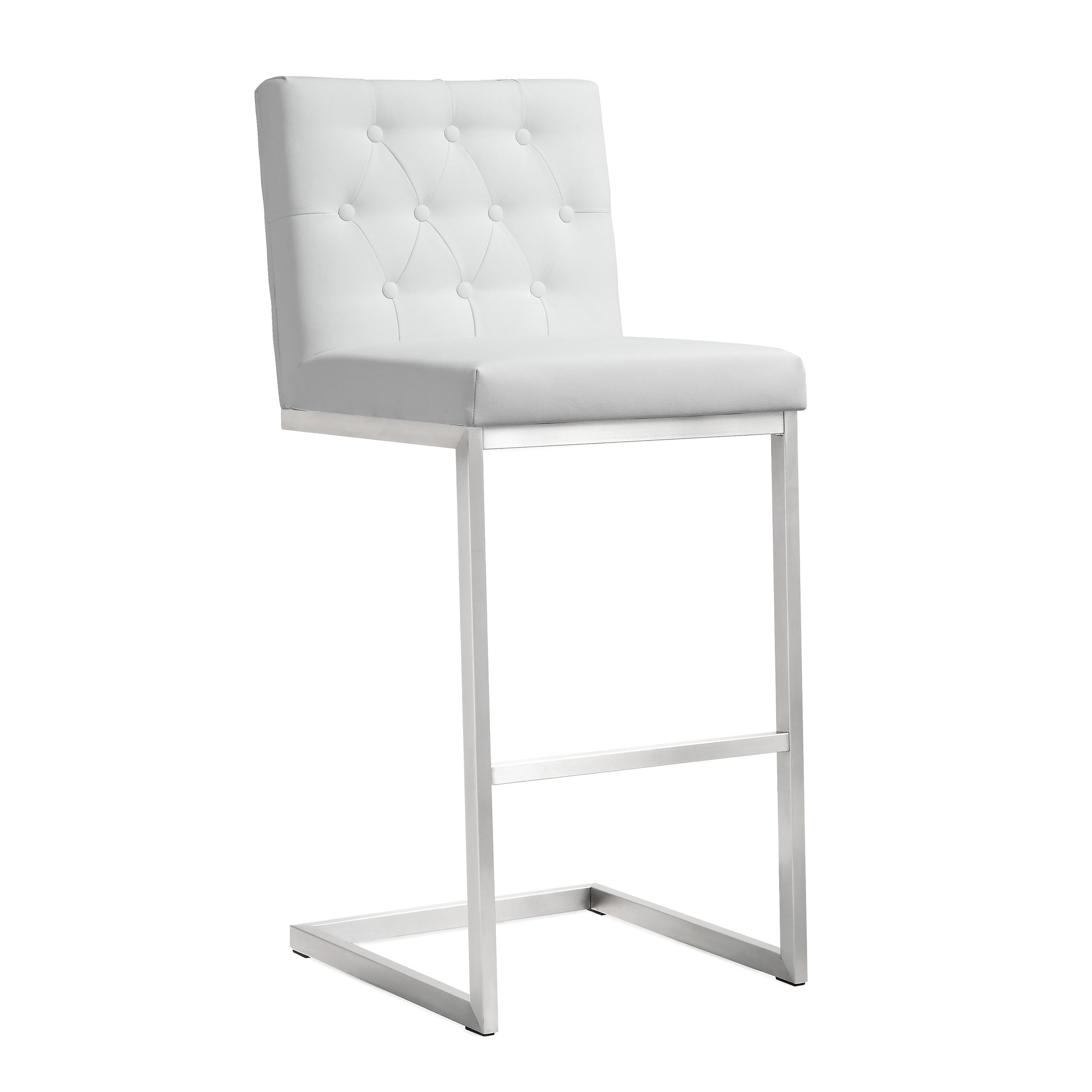Helsinki White Performance Vegan Leather and Stainless Steel Barstool - Set of 2 Bar & Counter Stools TOV Furniture , Black Friday Sale TOV Furniture Furniture Sale, Old Bones Co, Mid Century Furniture Sale, Four Hands Furniture, Black Friday Sale Helsinki White Performance Vegan Leather and Stainless Steel Barstool - Set of 2,Gus Sale, Perigold Helsinki White Performance Vegan Leather and Stainless Steel Barstool - Set of 2 Bar & Counter Stools Black Friday Sale , Perigold Sale Helsinki White Performance V