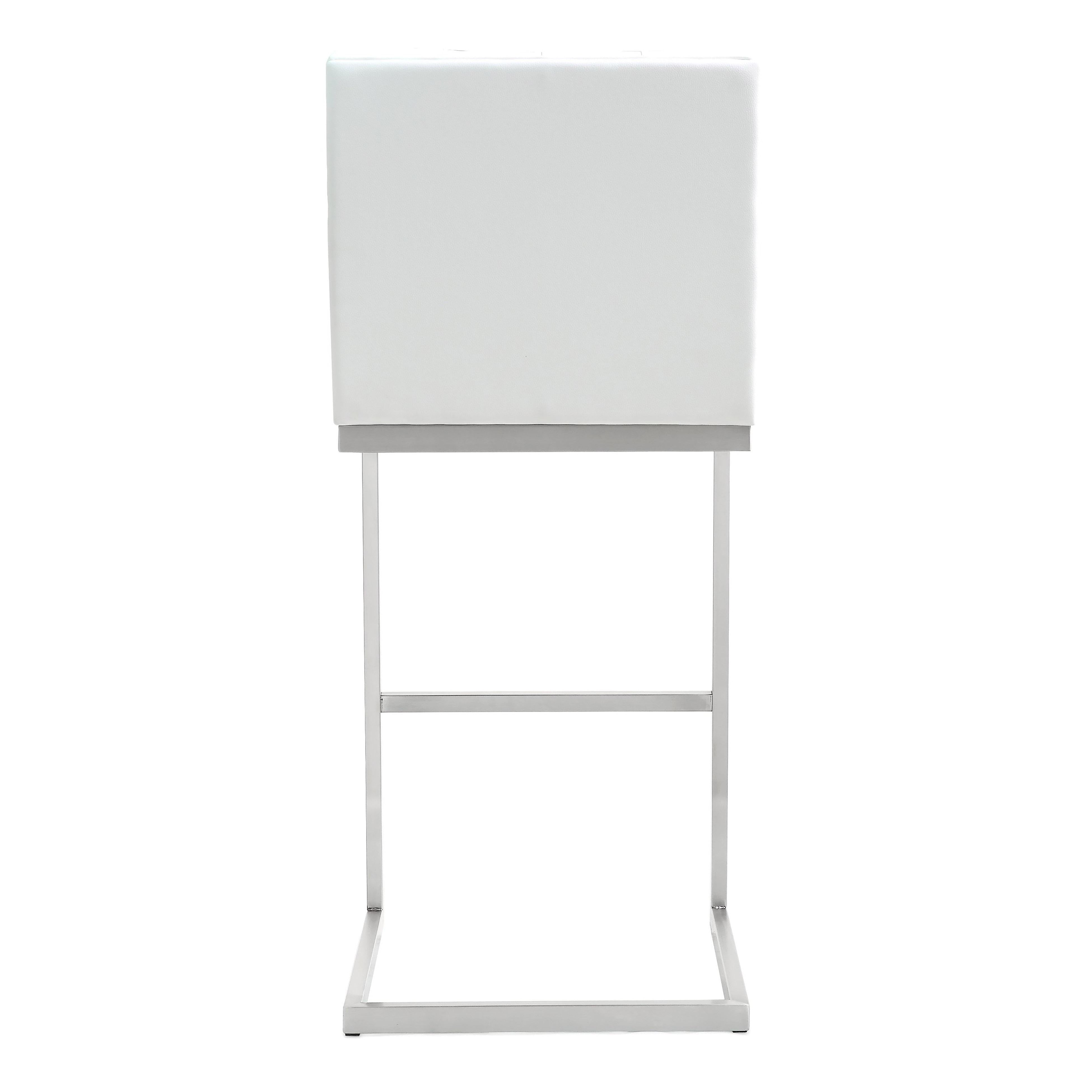 Helsinki White Performance Vegan Leather and Stainless Steel Barstool - Set of 2 Bar & Counter Stools TOV Furniture , Black Friday Sale TOV Furniture Furniture Sale, Old Bones Co, Mid Century Furniture Sale, Four Hands Furniture, Black Friday Sale Helsinki White Performance Vegan Leather and Stainless Steel Barstool - Set of 2,Gus Sale, Perigold Helsinki White Performance Vegan Leather and Stainless Steel Barstool - Set of 2 Bar & Counter Stools Black Friday Sale , Perigold Sale Helsinki White Performance V