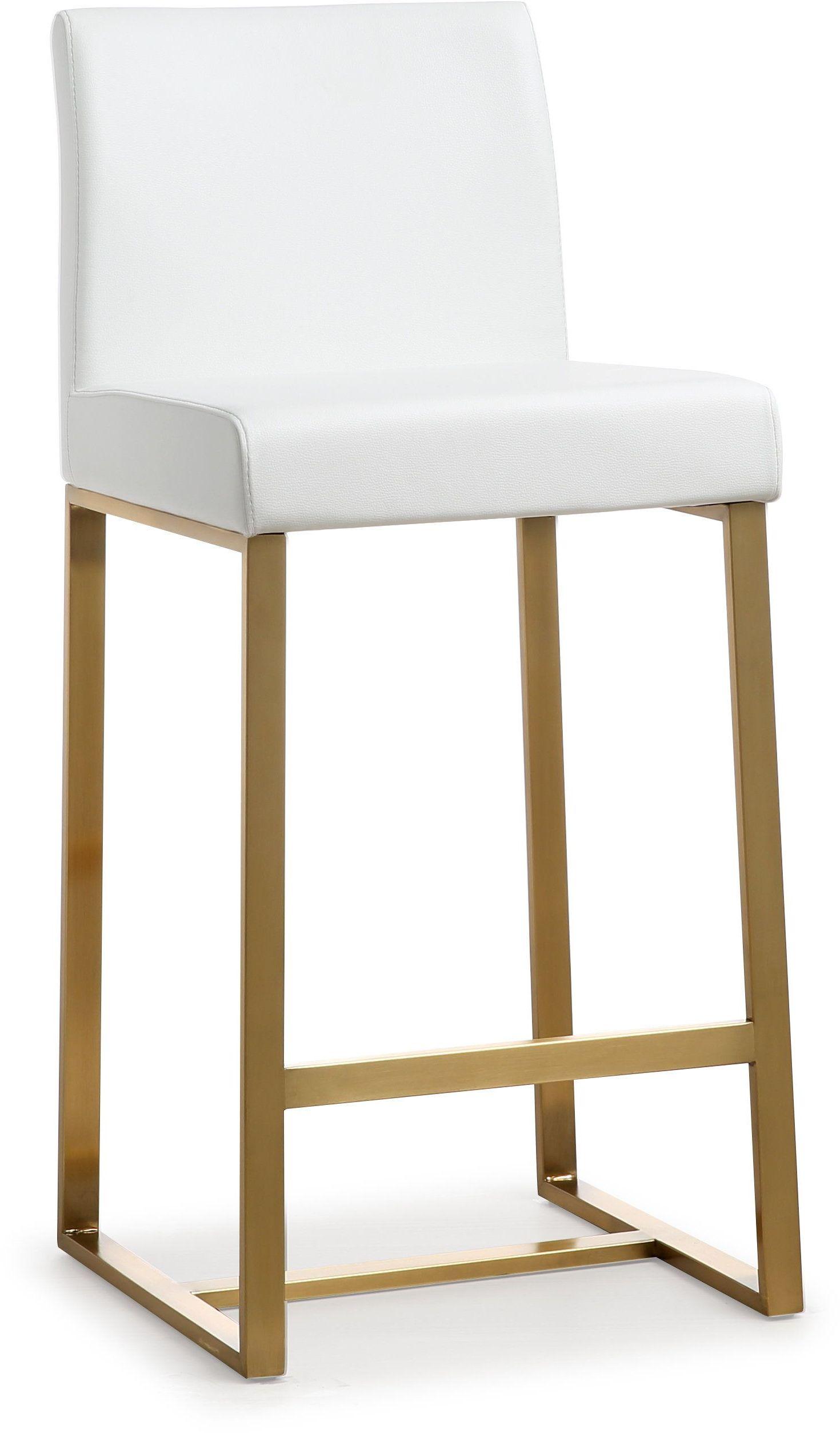 Denmark Performance Vegan Leather and Gold Steel Counter Stool - Set of 2 Bar & Counter Stools TOV Furniture , Black Friday Sale TOV Furniture Furniture Sale, Old Bones Co, Mid Century Furniture Sale, Four Hands Furniture, Black Friday Sale Denmark Performance Vegan Leather and Gold Steel Counter Stool - Set of 2,Gus Sale, Perigold Denmark Performance Vegan Leather and Gold Steel Counter Stool - Set of 2 Bar & Counter Stools Black Friday Sale , Perigold Sale Denmark Performance Vegan Leather and Gold Steel