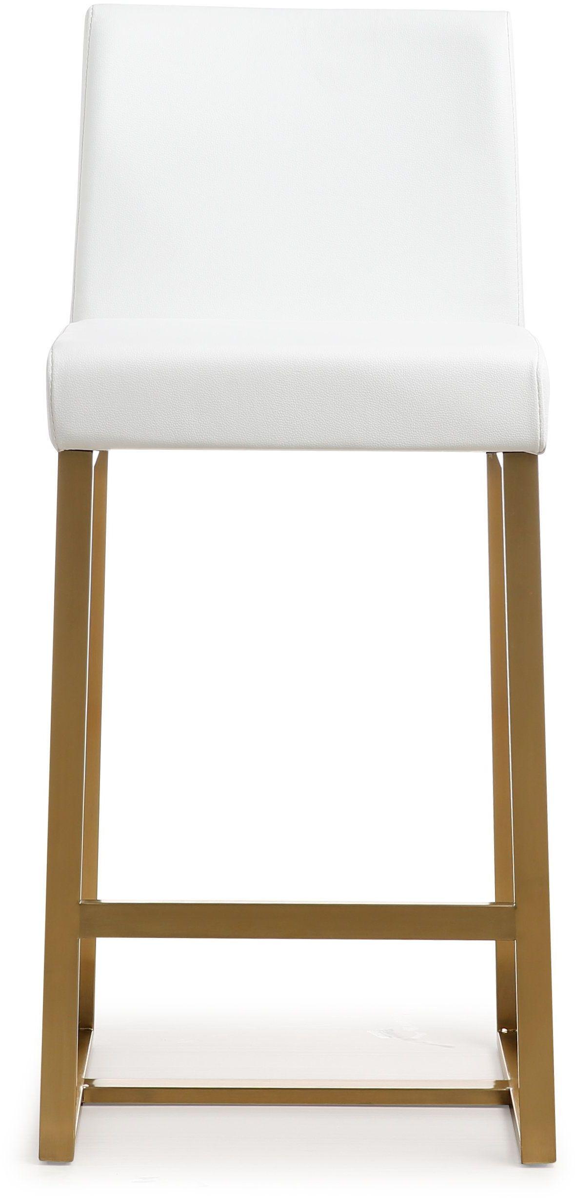Denmark Performance Vegan Leather and Gold Steel Counter Stool - Set of 2 Bar & Counter Stools TOV Furniture , Black Friday Sale TOV Furniture Furniture Sale, Old Bones Co, Mid Century Furniture Sale, Four Hands Furniture, Black Friday Sale Denmark Performance Vegan Leather and Gold Steel Counter Stool - Set of 2,Gus Sale, Perigold Denmark Performance Vegan Leather and Gold Steel Counter Stool - Set of 2 Bar & Counter Stools Black Friday Sale , Perigold Sale Denmark Performance Vegan Leather and Gold Steel