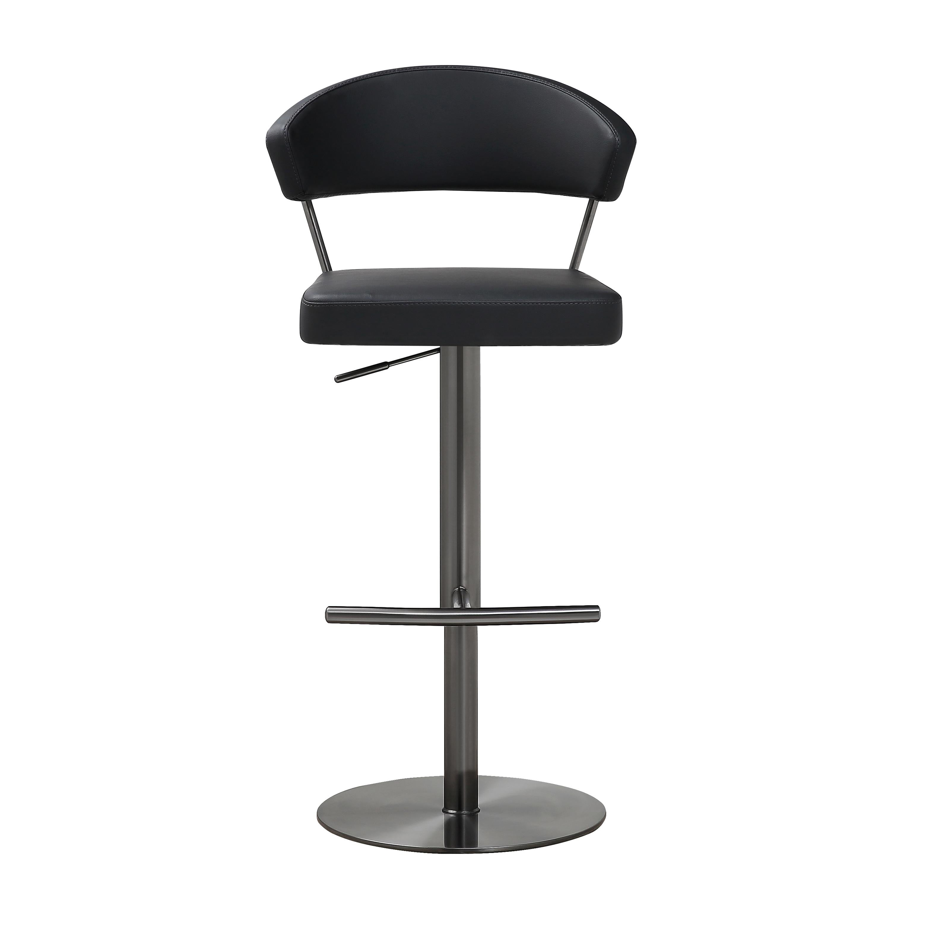 Cosmo Black Performance Vegan Leather on Black Steel Barstool Bar & Counter Stools TOV Furniture , Black Friday Sale TOV Furniture Furniture Sale, Old Bones Co, Mid Century Furniture Sale, Four Hands Furniture, Black Friday Sale Cosmo Black Performance Vegan Leather on Black Steel Barstool,Gus Sale, Perigold Cosmo Black Performance Vegan Leather on Black Steel Barstool Bar & Counter Stools Black Friday Sale , Perigold Sale Cosmo Black Performance Vegan Leather on Black Steel Barstool,Cosmo Black Performance