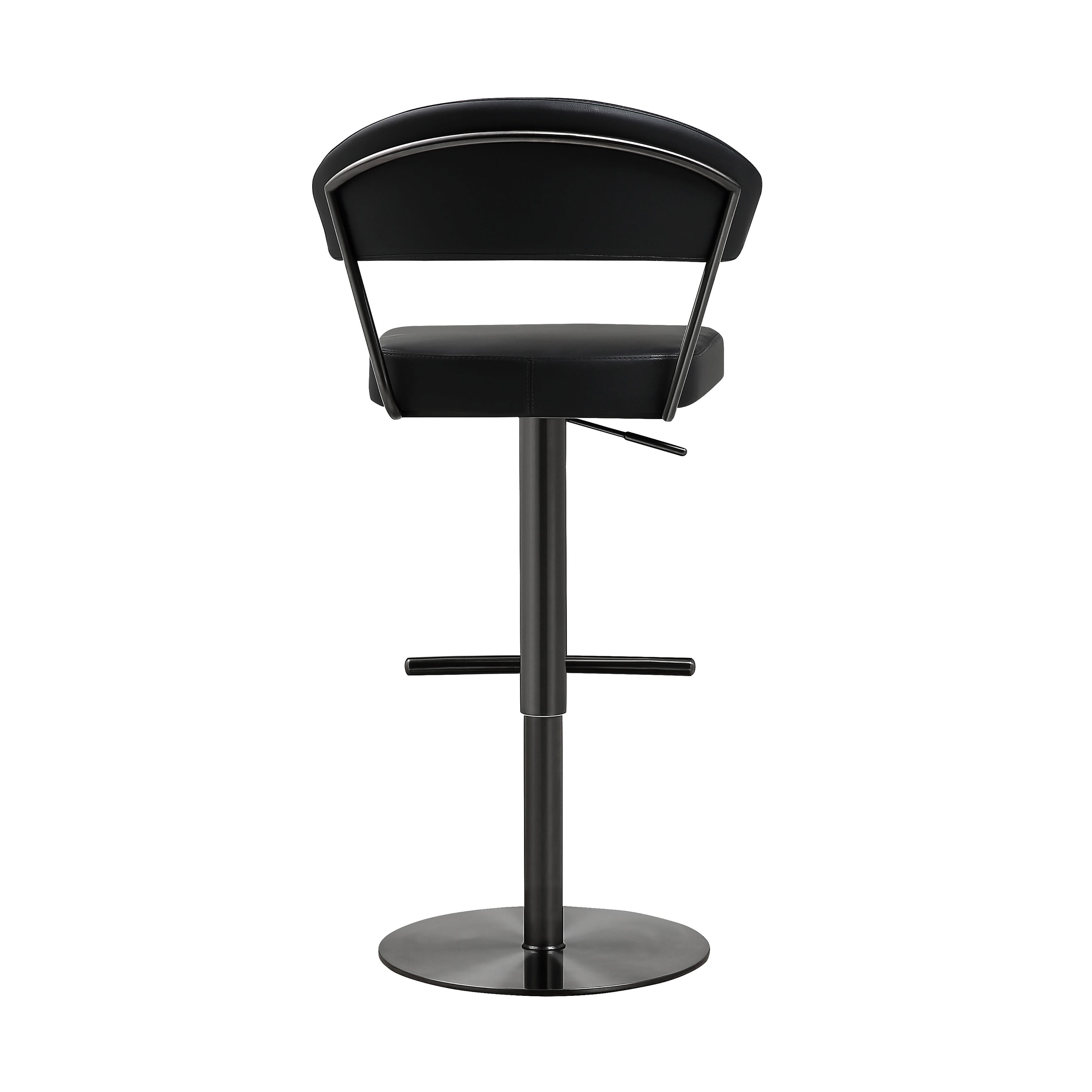 Cosmo Black Performance Vegan Leather on Black Steel Barstool Bar & Counter Stools TOV Furniture , Black Friday Sale TOV Furniture Furniture Sale, Old Bones Co, Mid Century Furniture Sale, Four Hands Furniture, Black Friday Sale Cosmo Black Performance Vegan Leather on Black Steel Barstool,Gus Sale, Perigold Cosmo Black Performance Vegan Leather on Black Steel Barstool Bar & Counter Stools Black Friday Sale , Perigold Sale Cosmo Black Performance Vegan Leather on Black Steel Barstool,Cosmo Black Performance