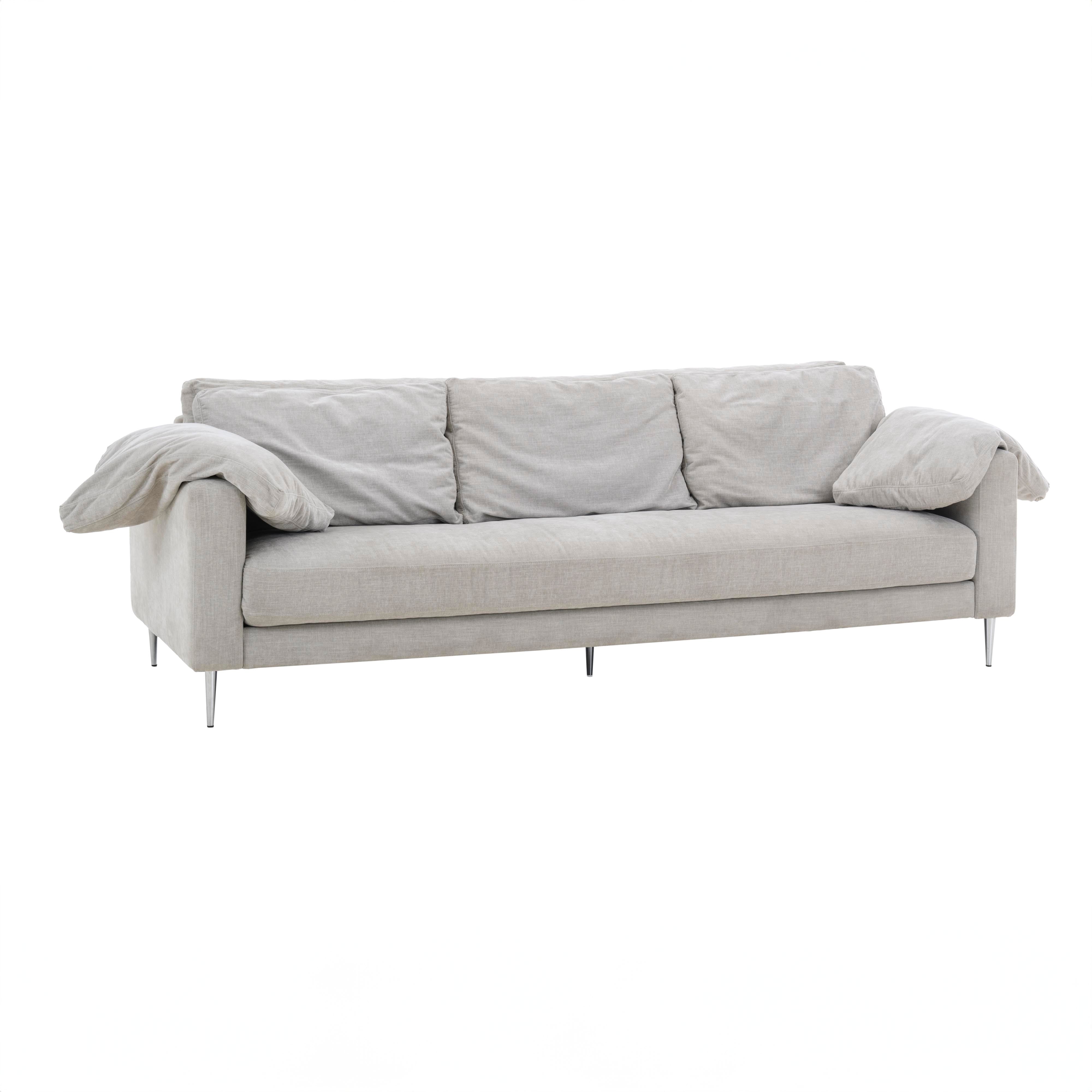 Vari 90" Textured Performance Velvet Lounge Sofa