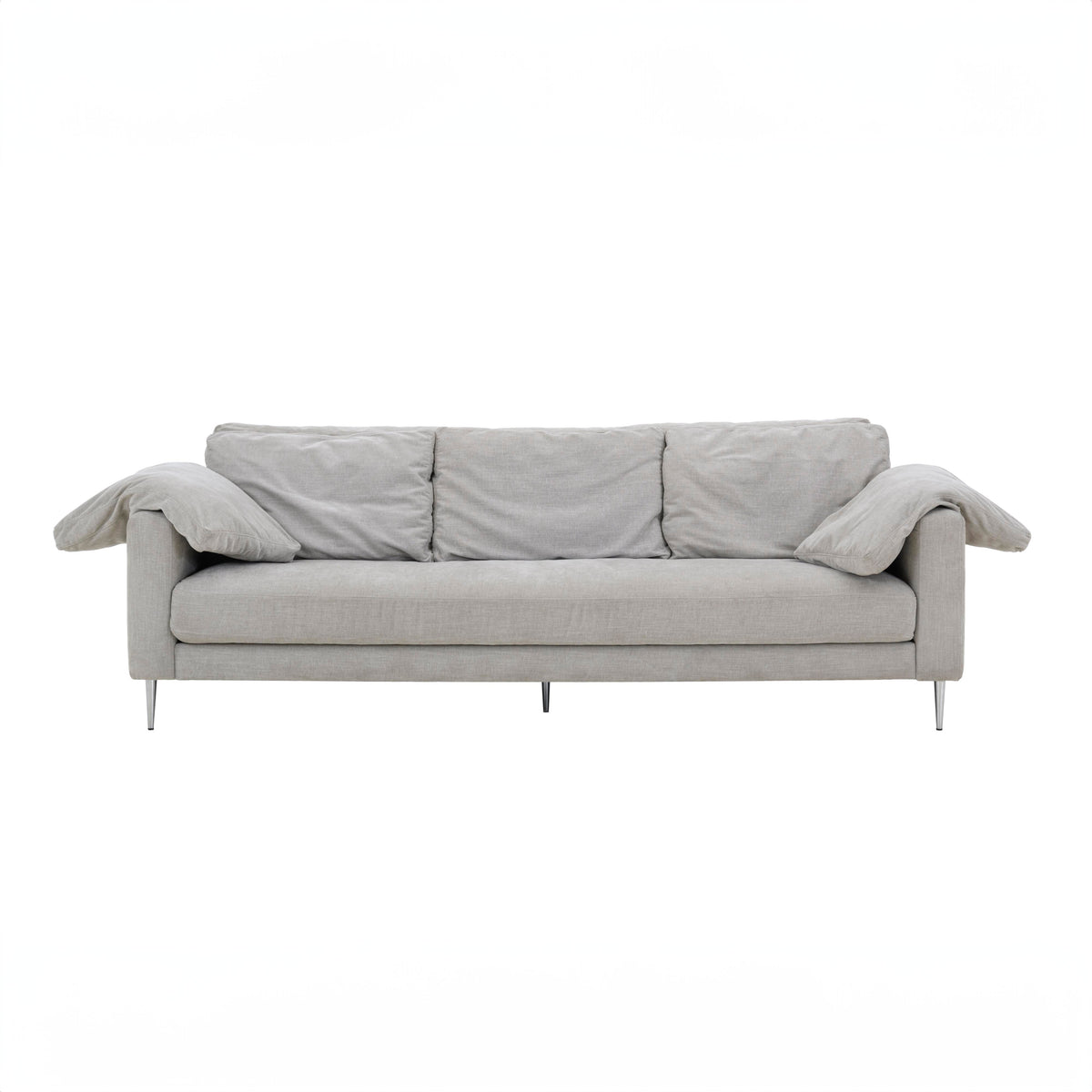 Vari 90" Textured Performance Velvet Lounge Sofa